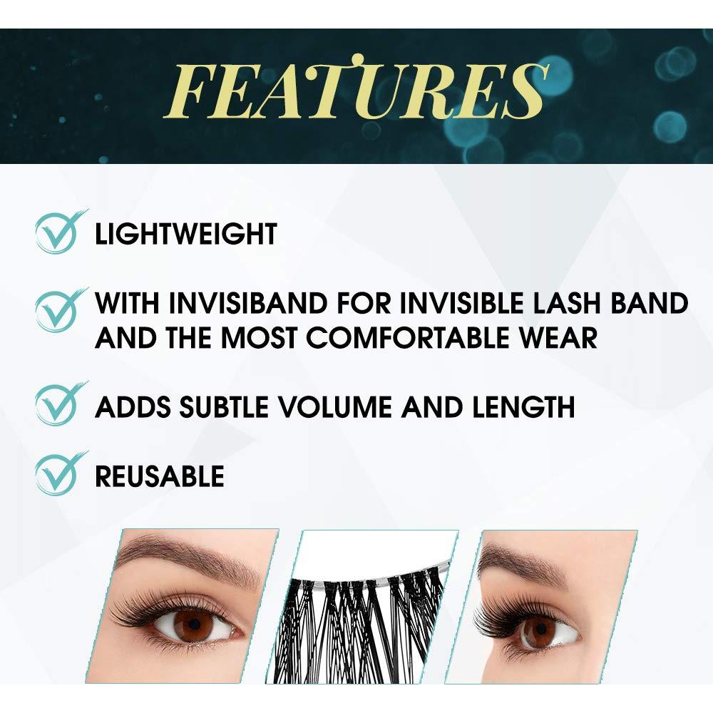 Pestañas Postizas Ardell LashLites 335 - Naturales y Ligeras, Paquete de 4