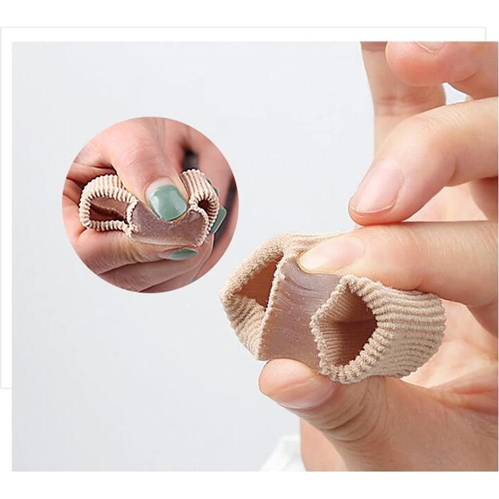 Mangas Separadoras de Dedos Xemz - 2 Pares Suaves y Transpirables