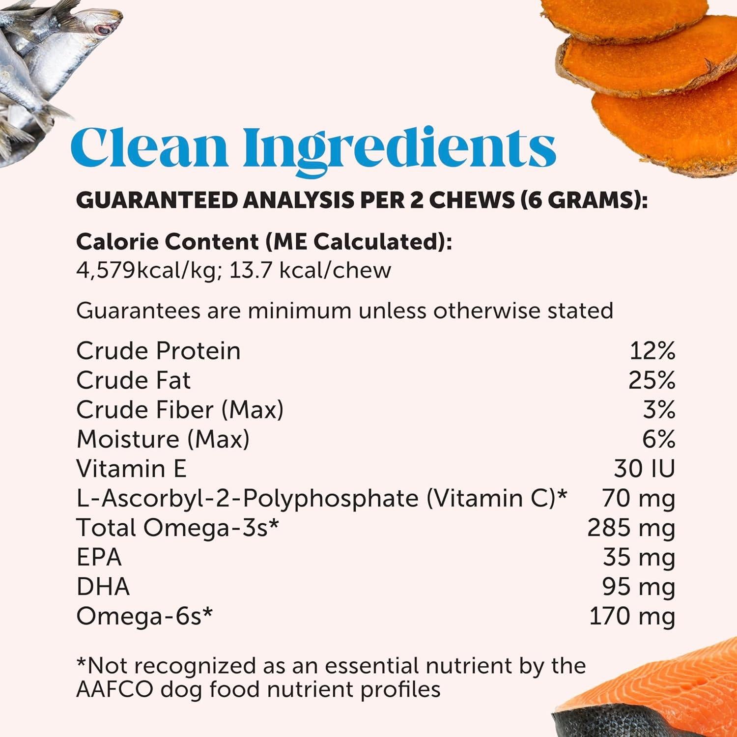 Masticables de Salmón PetHonesty 90 Ct - Suplemento Omega 3