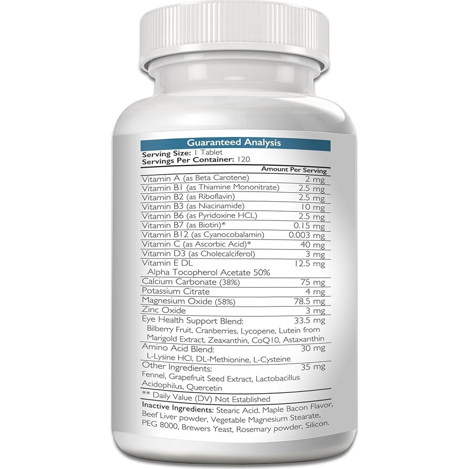 Suplemento Ocular para Perros Nutrition Strength 120 Tabletas