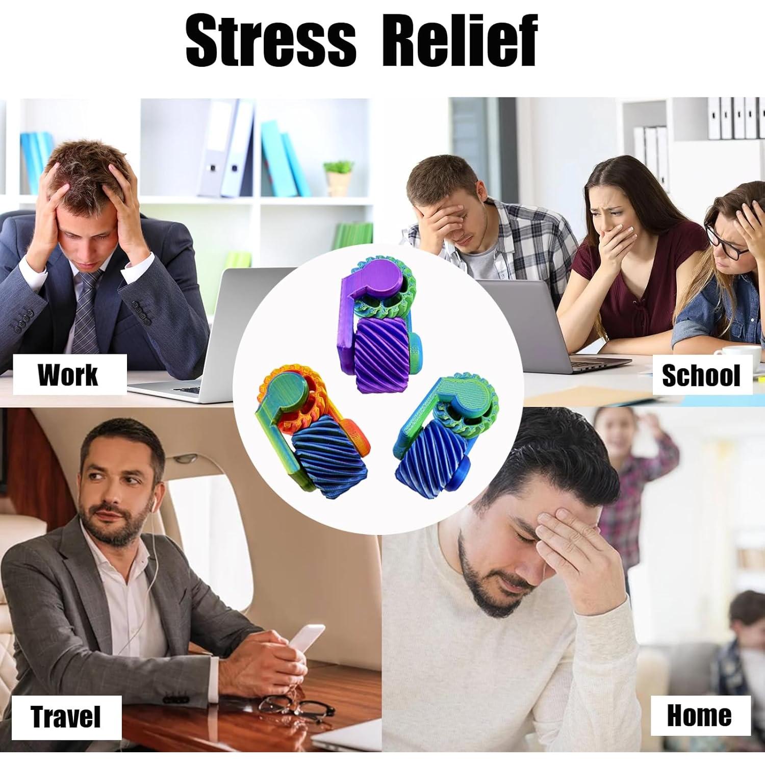 Fidget Spinner 3D RQBIIXFM Mini Alivio Estrés 2.54cm