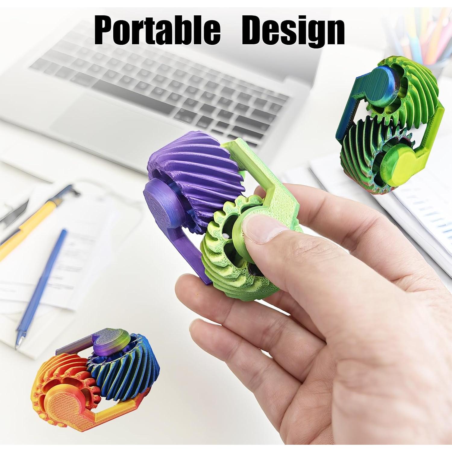 Fidget Spinner 3D RQBIIXFM Mini Alivio Estrés 2.54cm