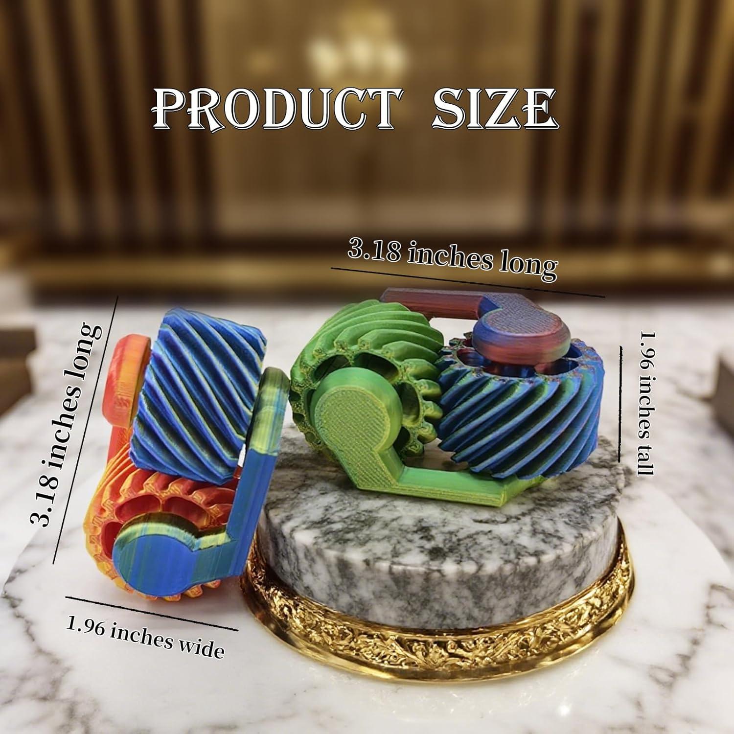 Fidget Spinner 3D RQBIIXFM Mini Alivio Estrés 2.54cm