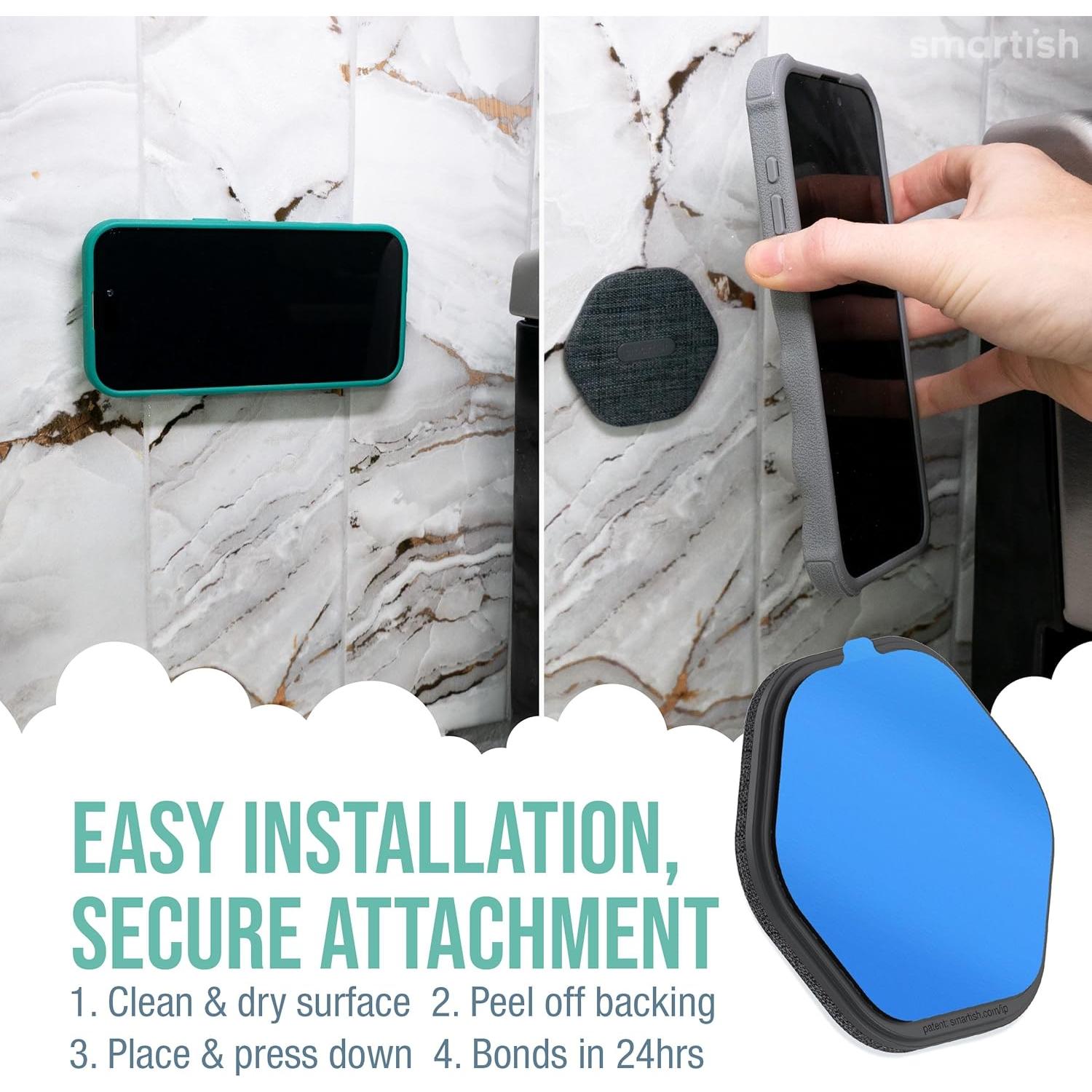 Soporte de Pared MagSafe Smartish Montañés Gris Lápiz