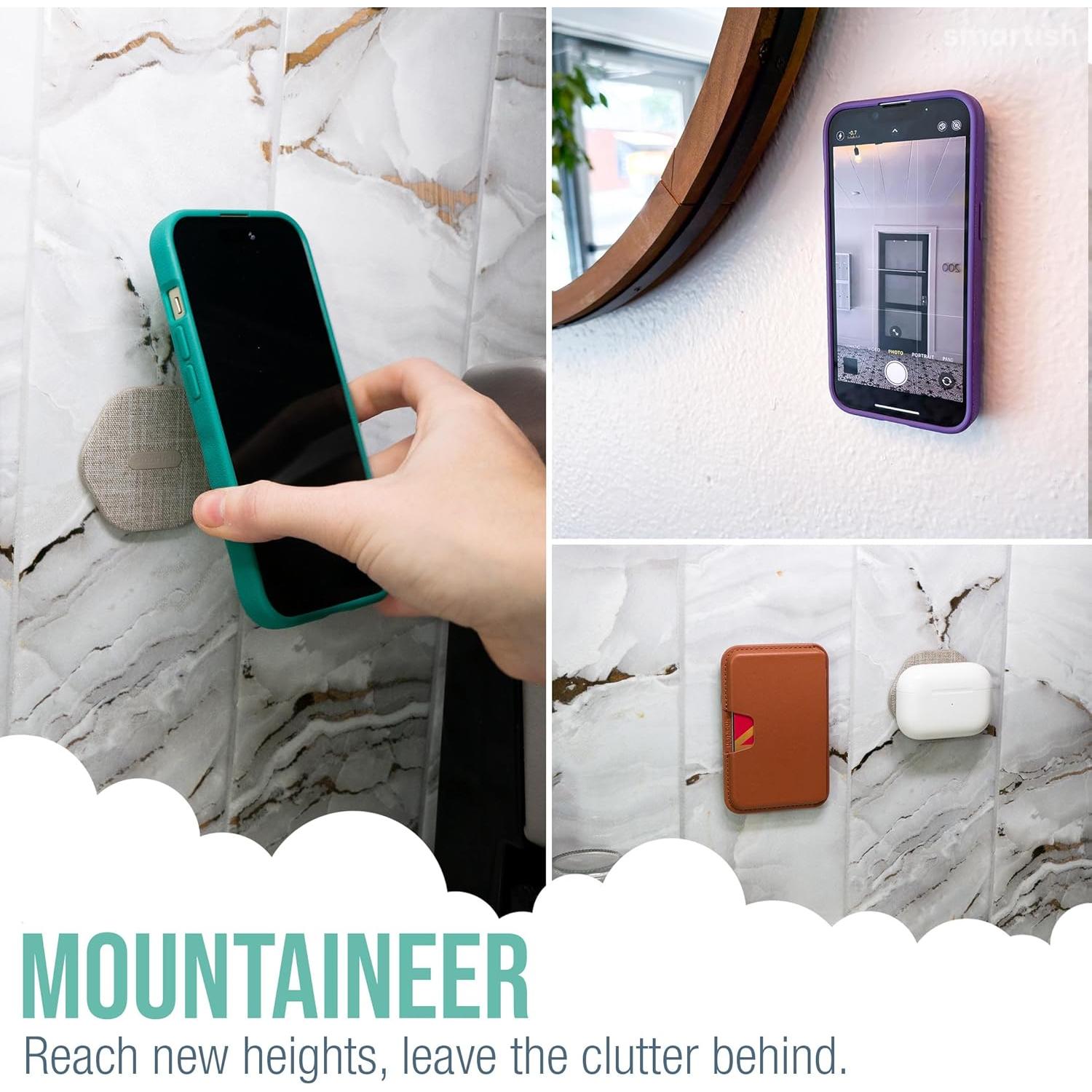 Soporte de Pared MagSafe Smartish Montañés Gris Lápiz