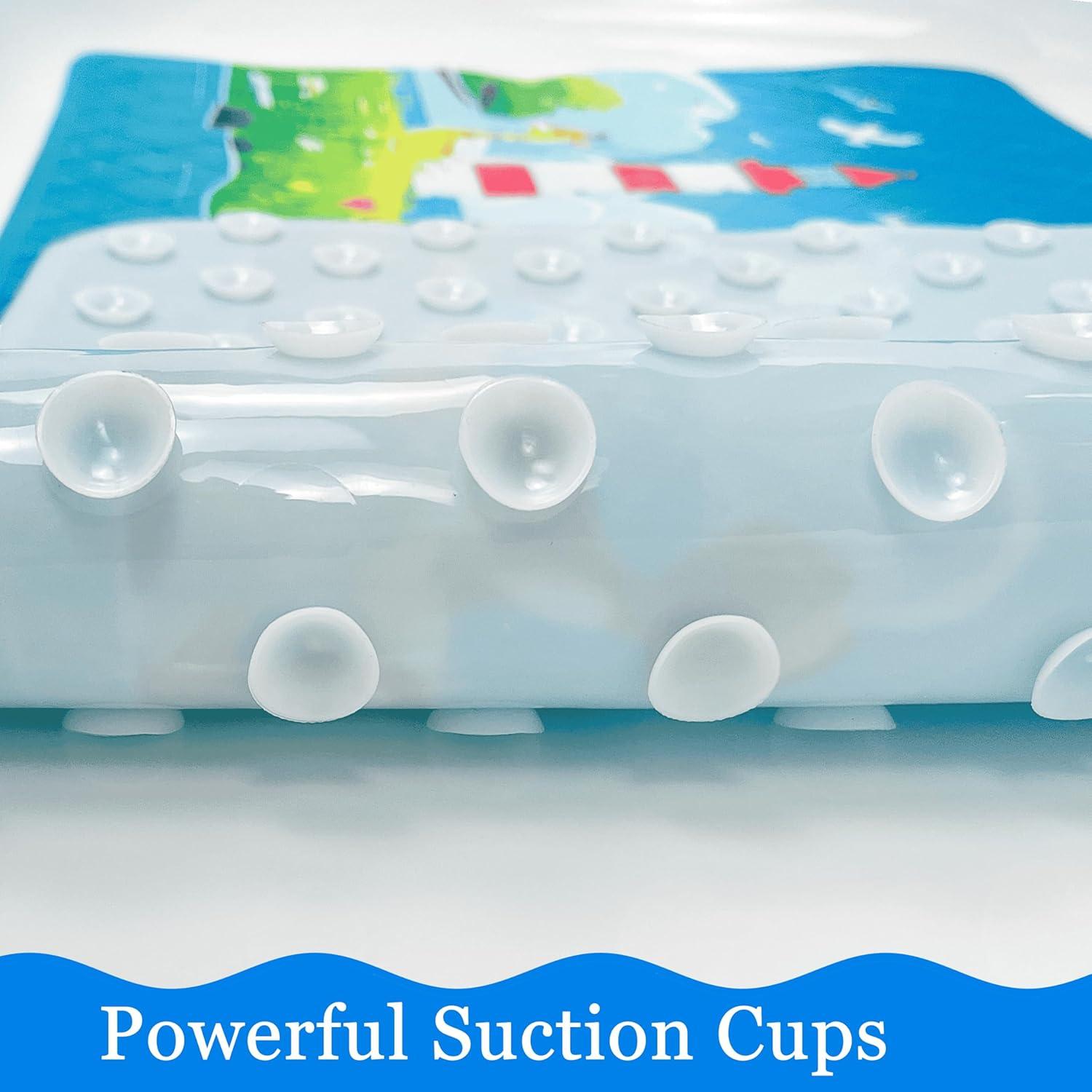 Alfombrilla Antideslizante para Bañera BOPPIE 89x38 cm Arcoíris