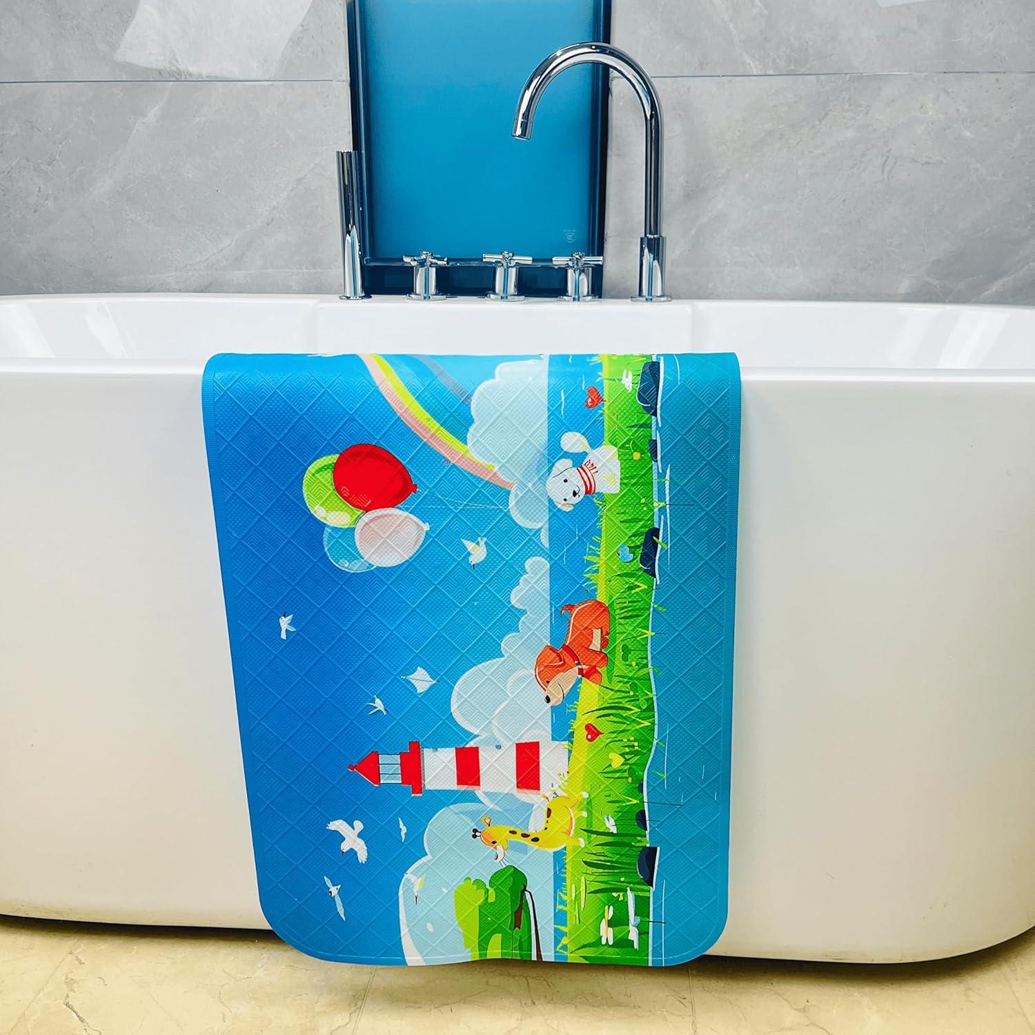 Alfombrilla Antideslizante para Bañera BOPPIE 89x38 cm Arcoíris