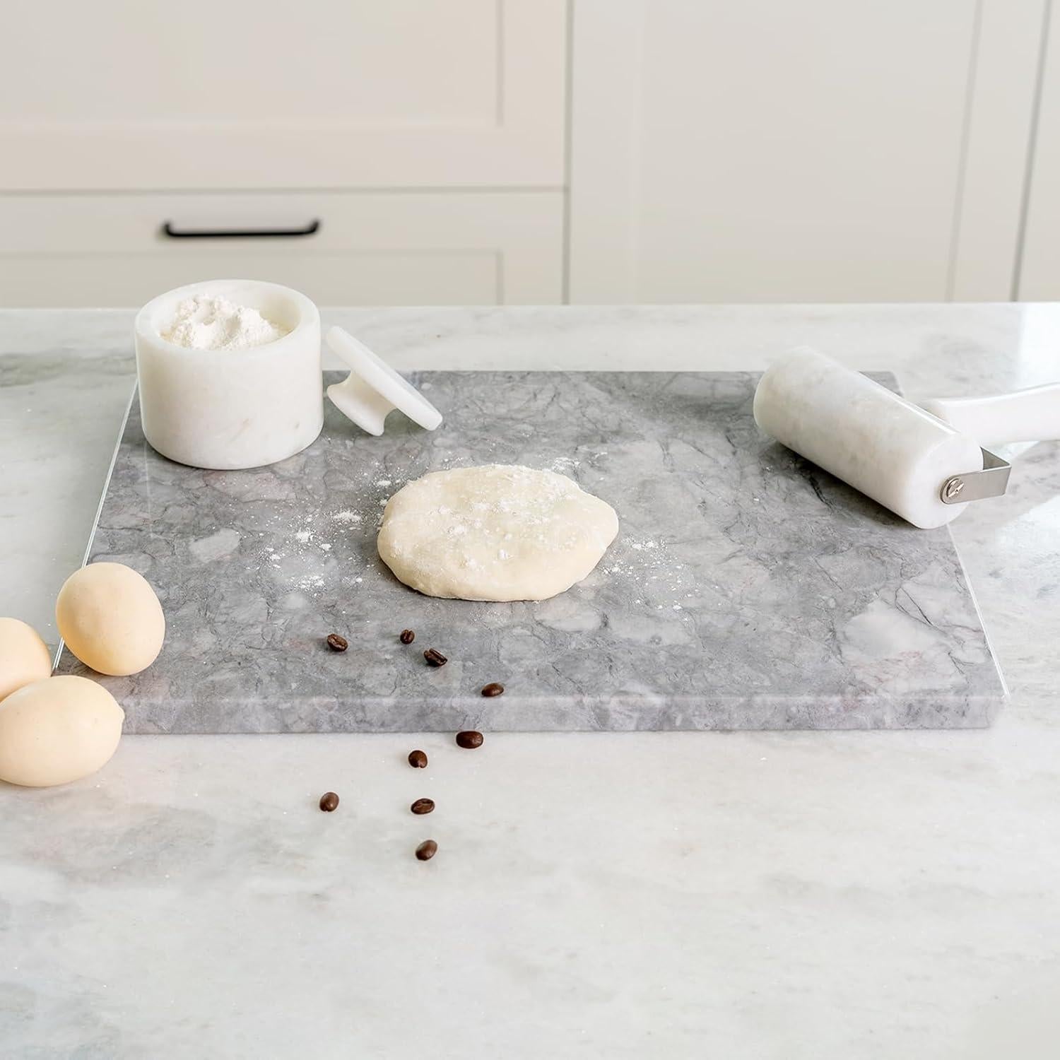 Tabla de Cortar de Mármol Natural Koville 40.6x30.5cm Gris