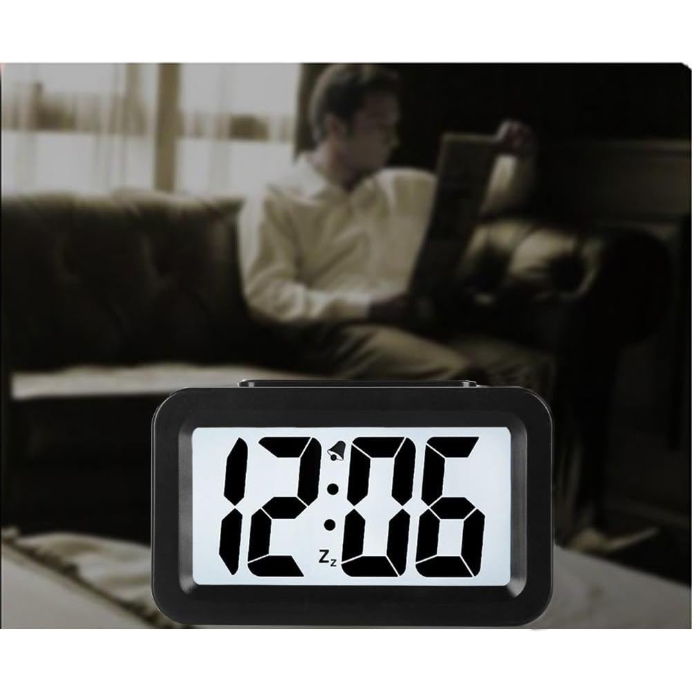Reloj Despertador Inteligente Hense HA35 Negro con Luz Ajustable
