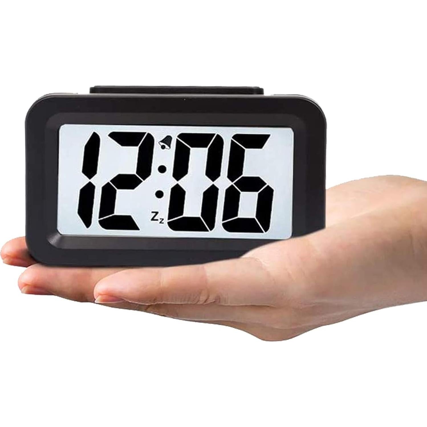 Reloj Despertador Inteligente Hense HA35 Negro con Luz Ajustable