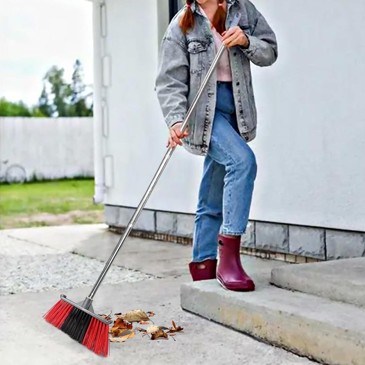 Escoba Exterior Zthluyc 158 cm para Patio y Garaje