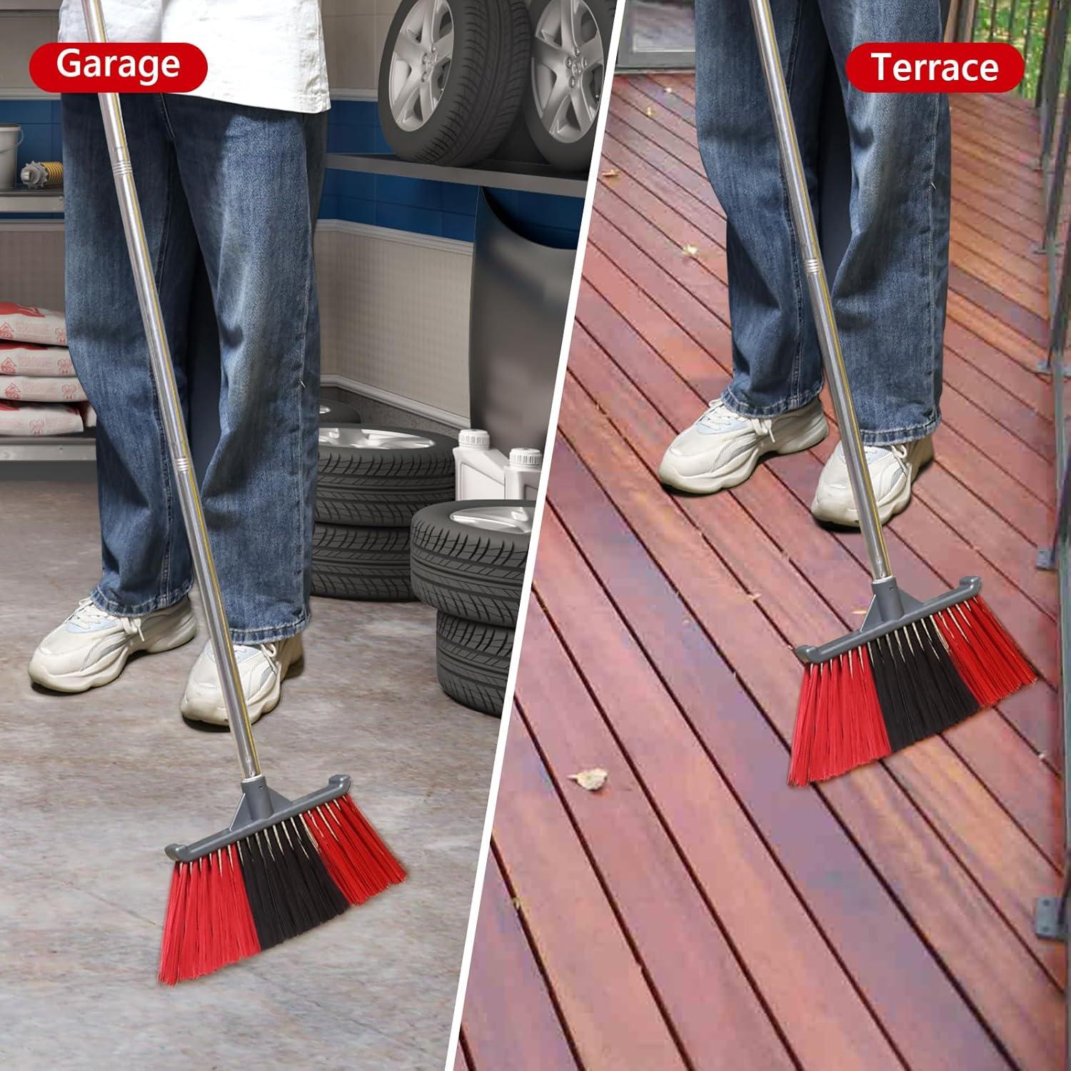 Escoba Exterior Zthluyc 158 cm para Patio y Garaje