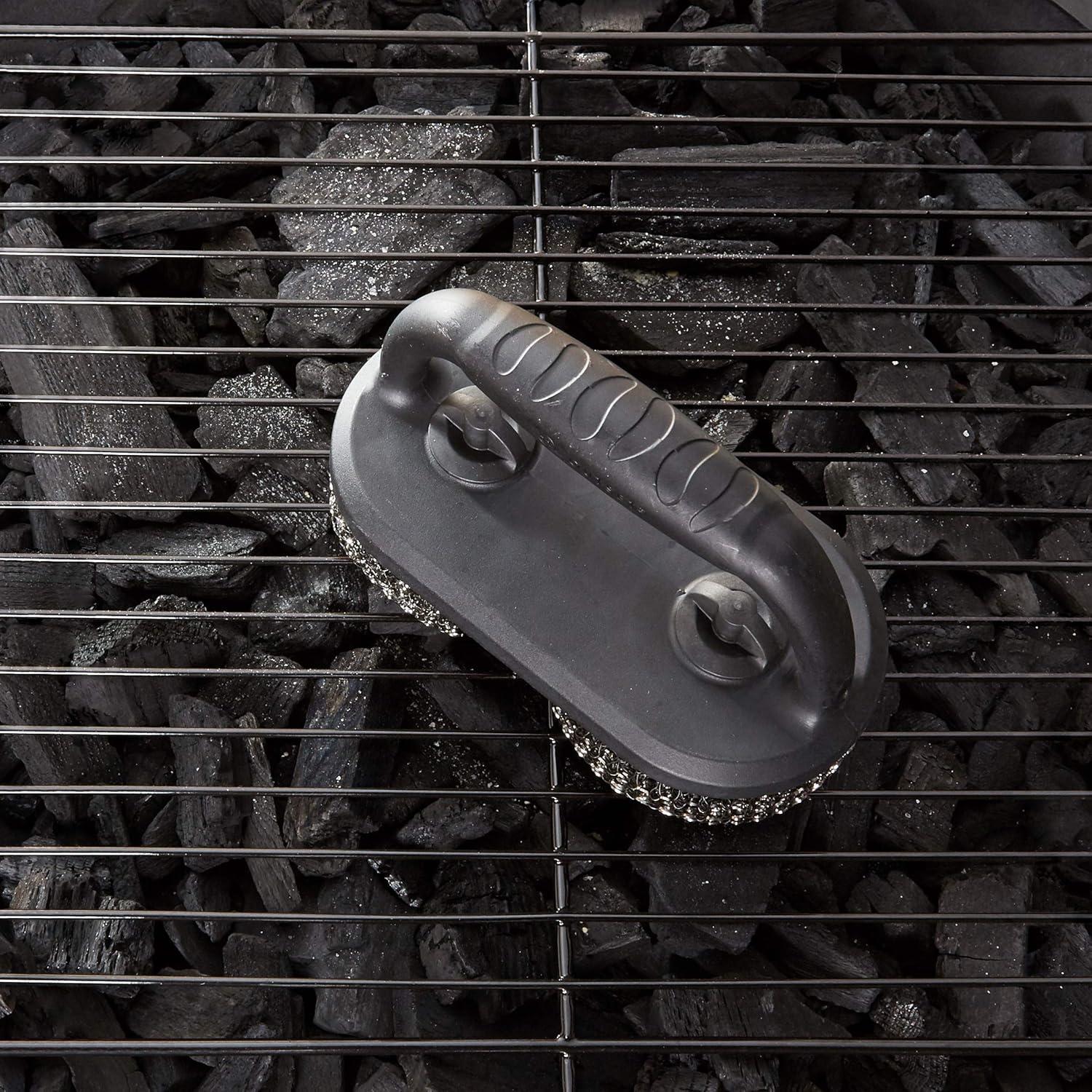 Cepillo de Parrilla Outset 76226 con Almohadillas de Malla