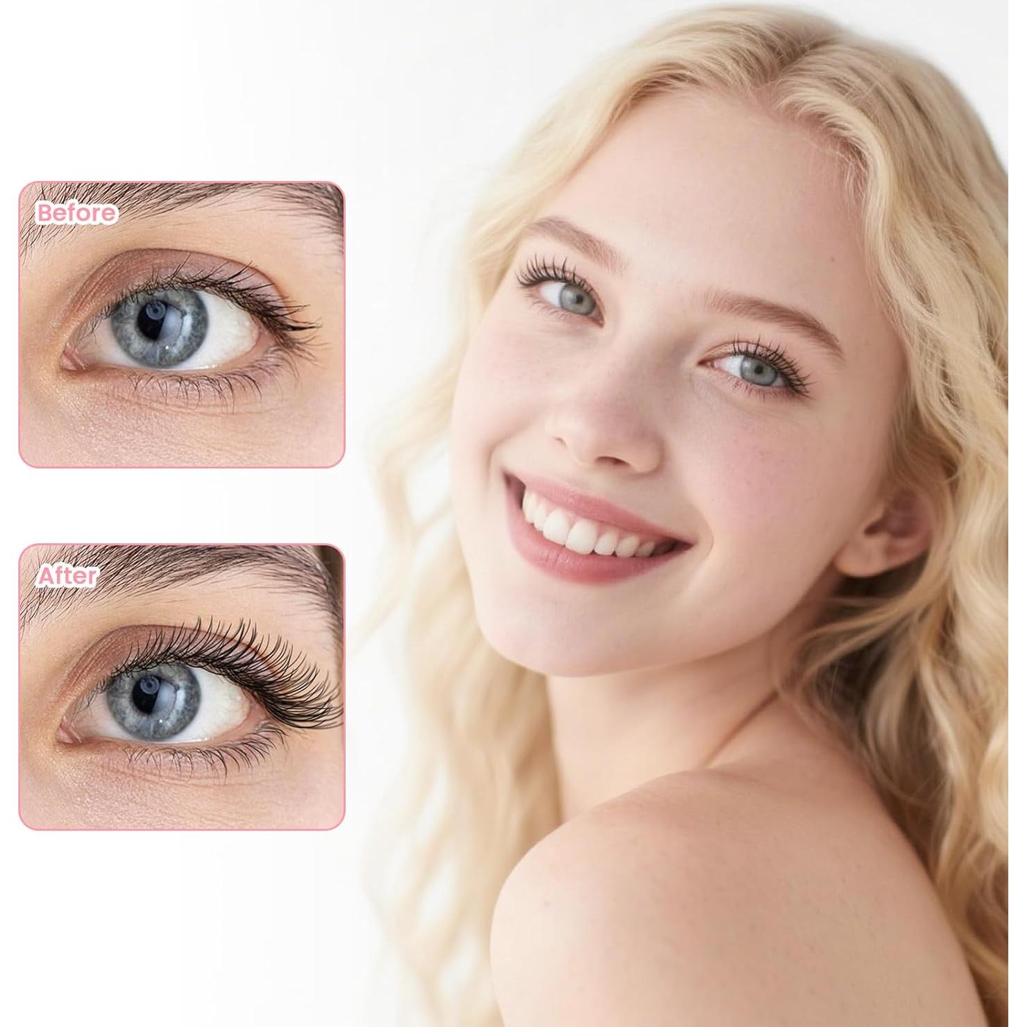 Rizador de Pestañas Calentado Yuunheg Blanco, 24h Duración