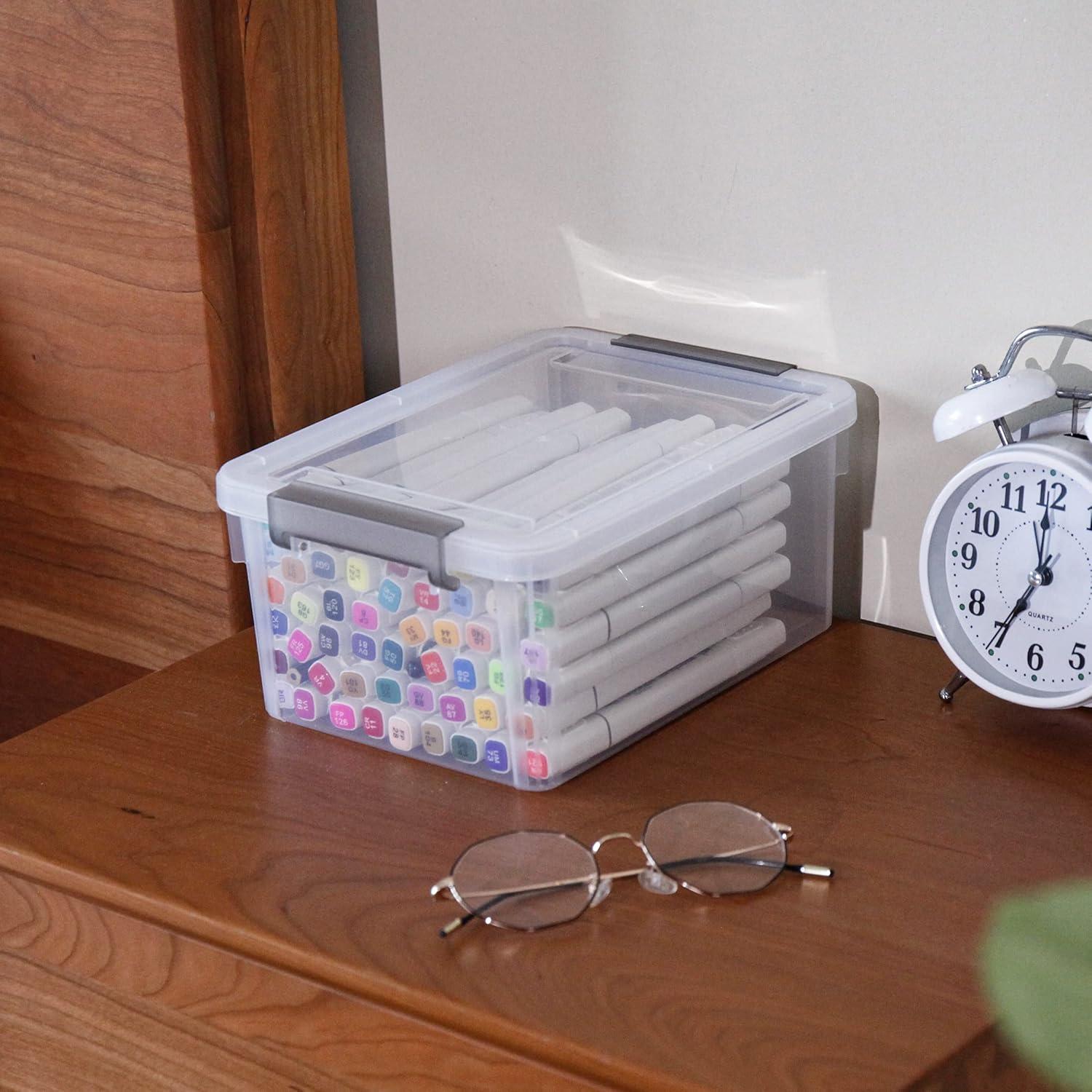 Cajas de Almacenamiento Apilables Citylife 6 Paquetes 3.2L