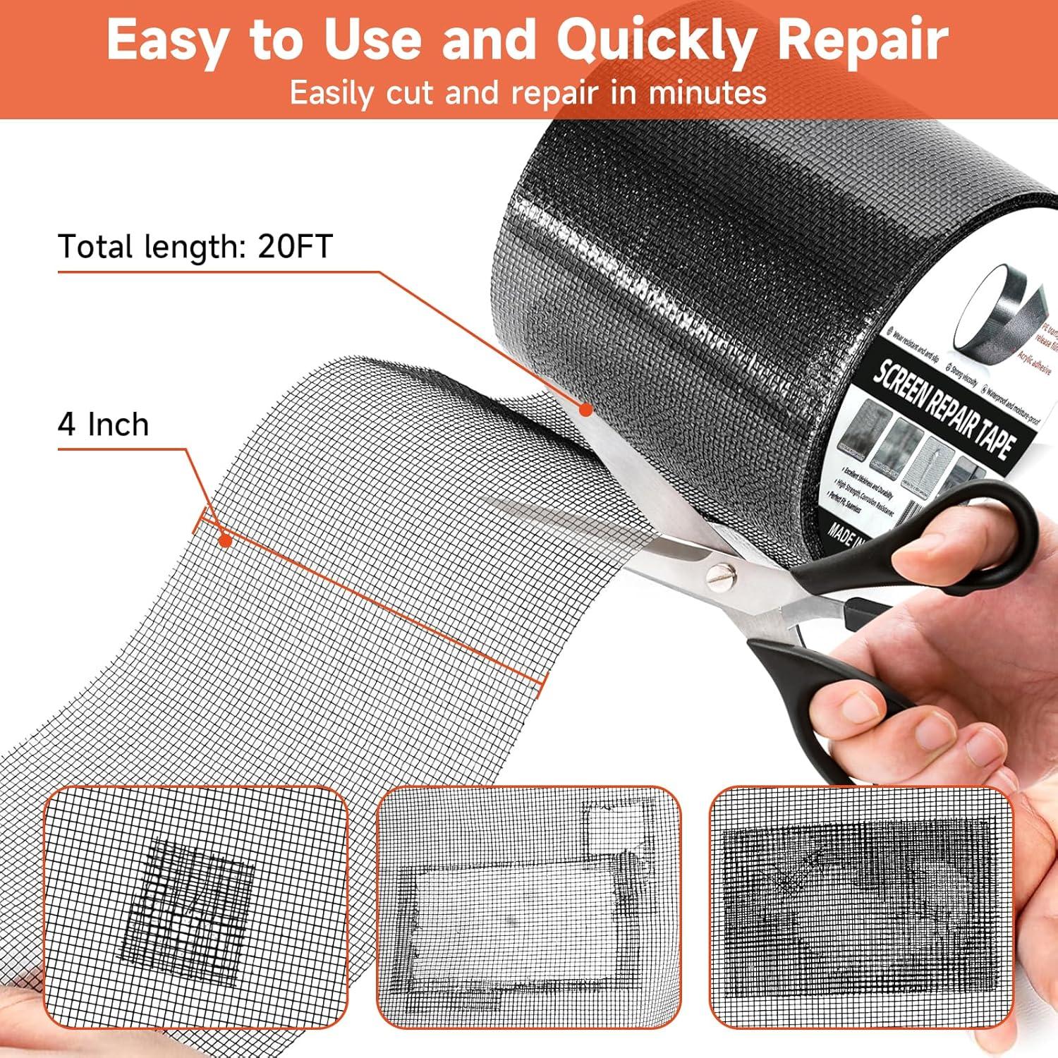 Cinta de Reparación de Pantalla HOFUDON 10cm x 6.1m Negra