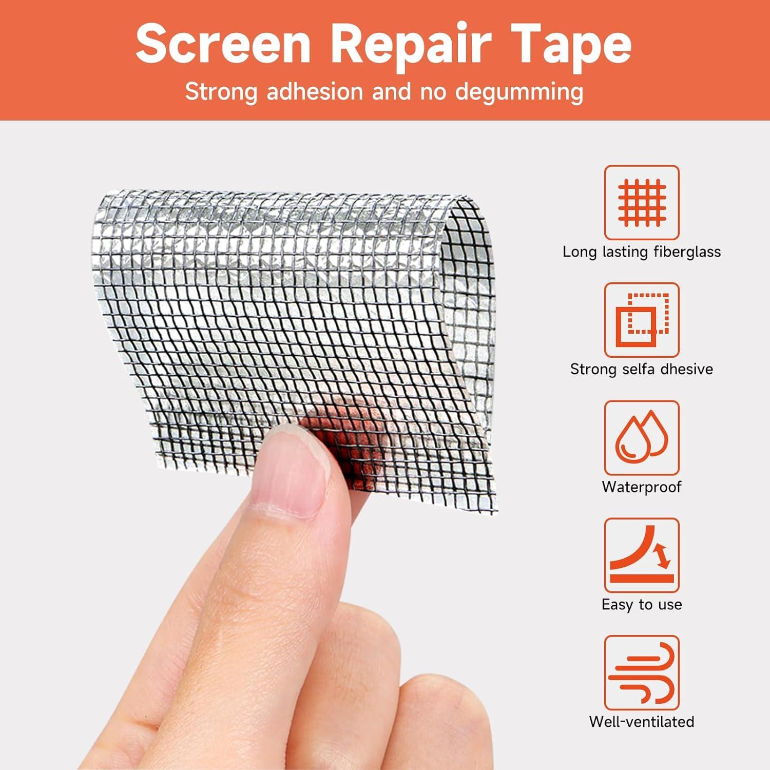 Cinta de Reparación de Pantalla HOFUDON 10cm x 6.1m Negra