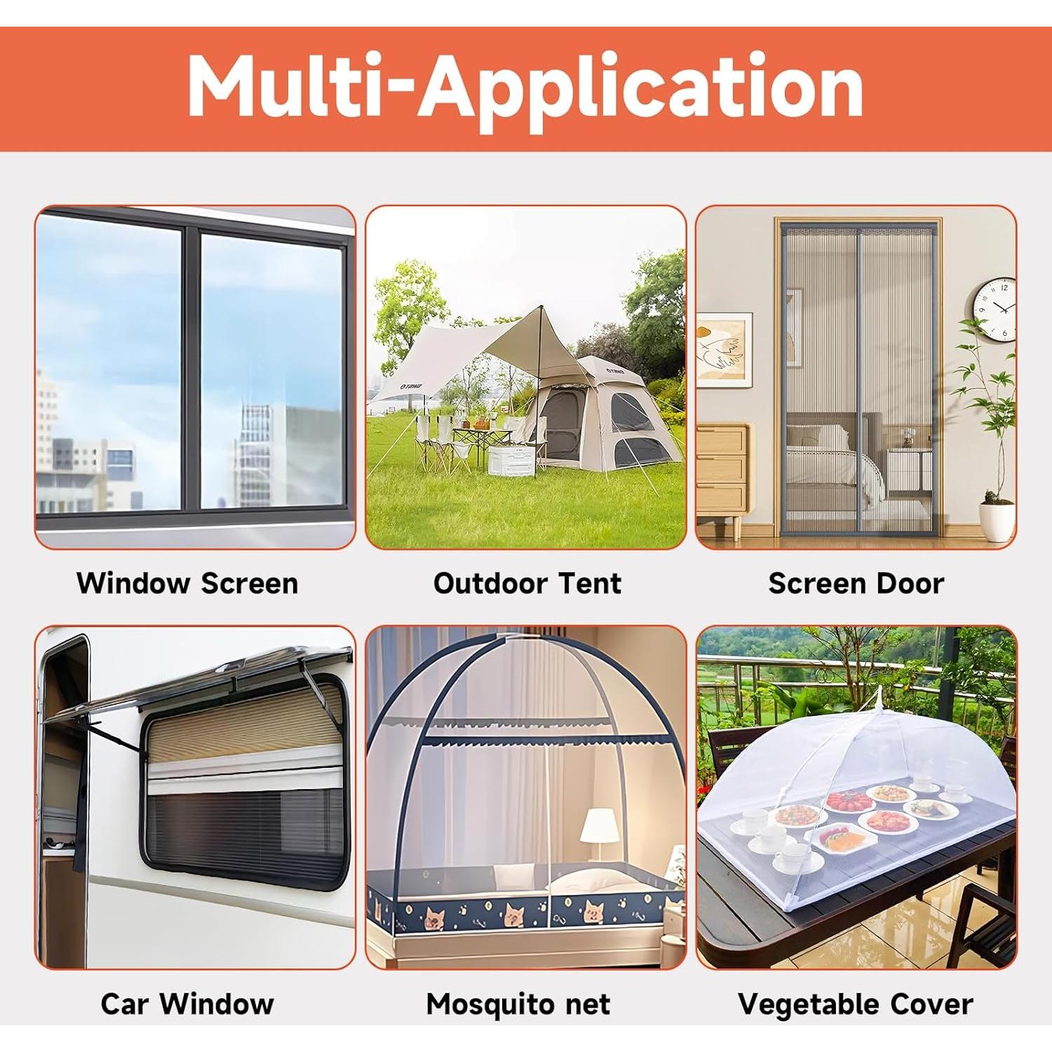 Cinta de Reparación de Pantalla HOFUDON 10cm x 6.1m Negra