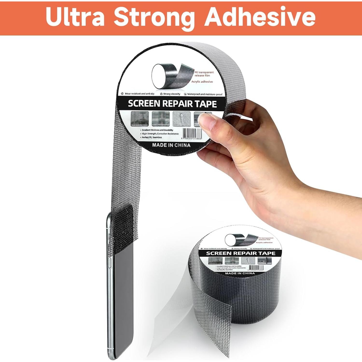 Cinta de Reparación de Pantalla HOFUDON 10cm x 6.1m Negra