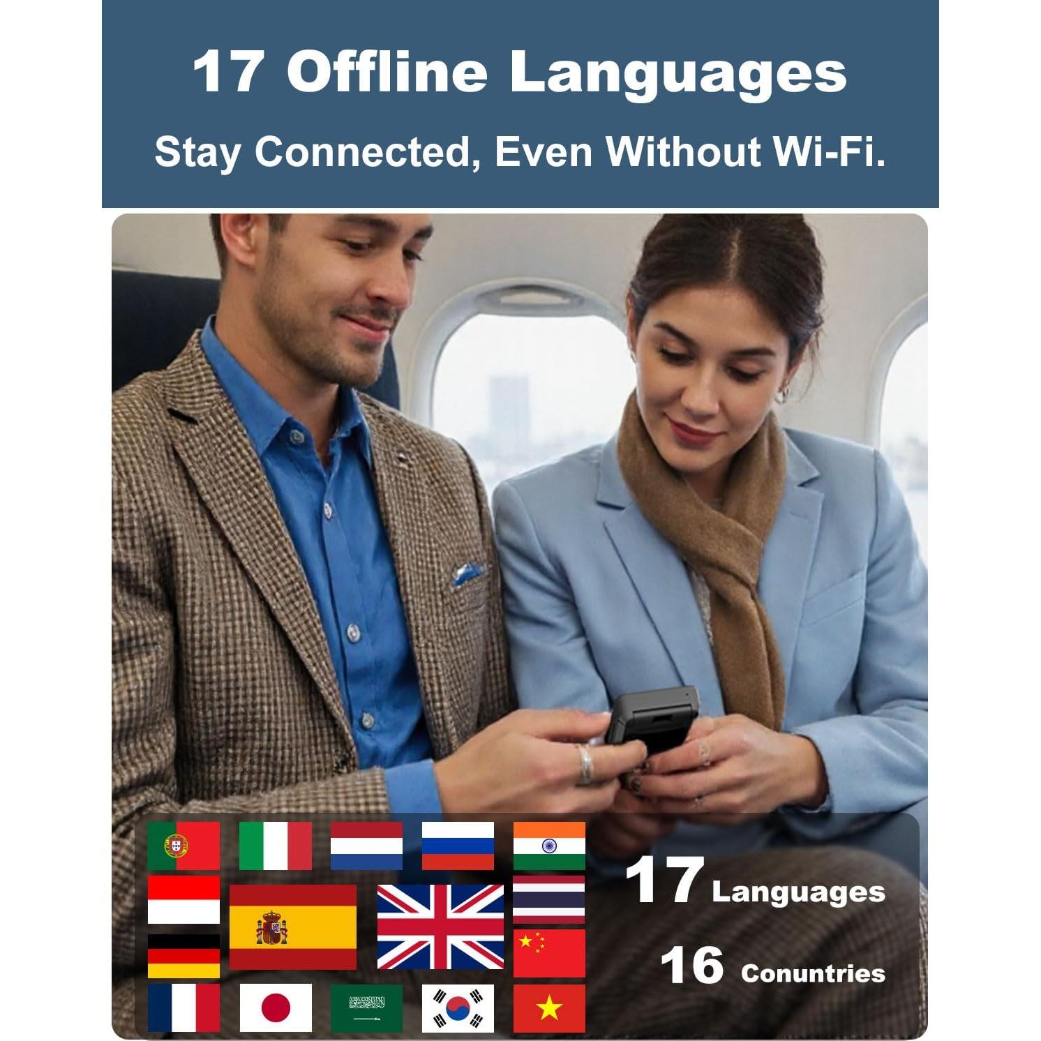 Traductor de Idiomas AI iTour D-Lite Pantalla Doble 139 Idiomas