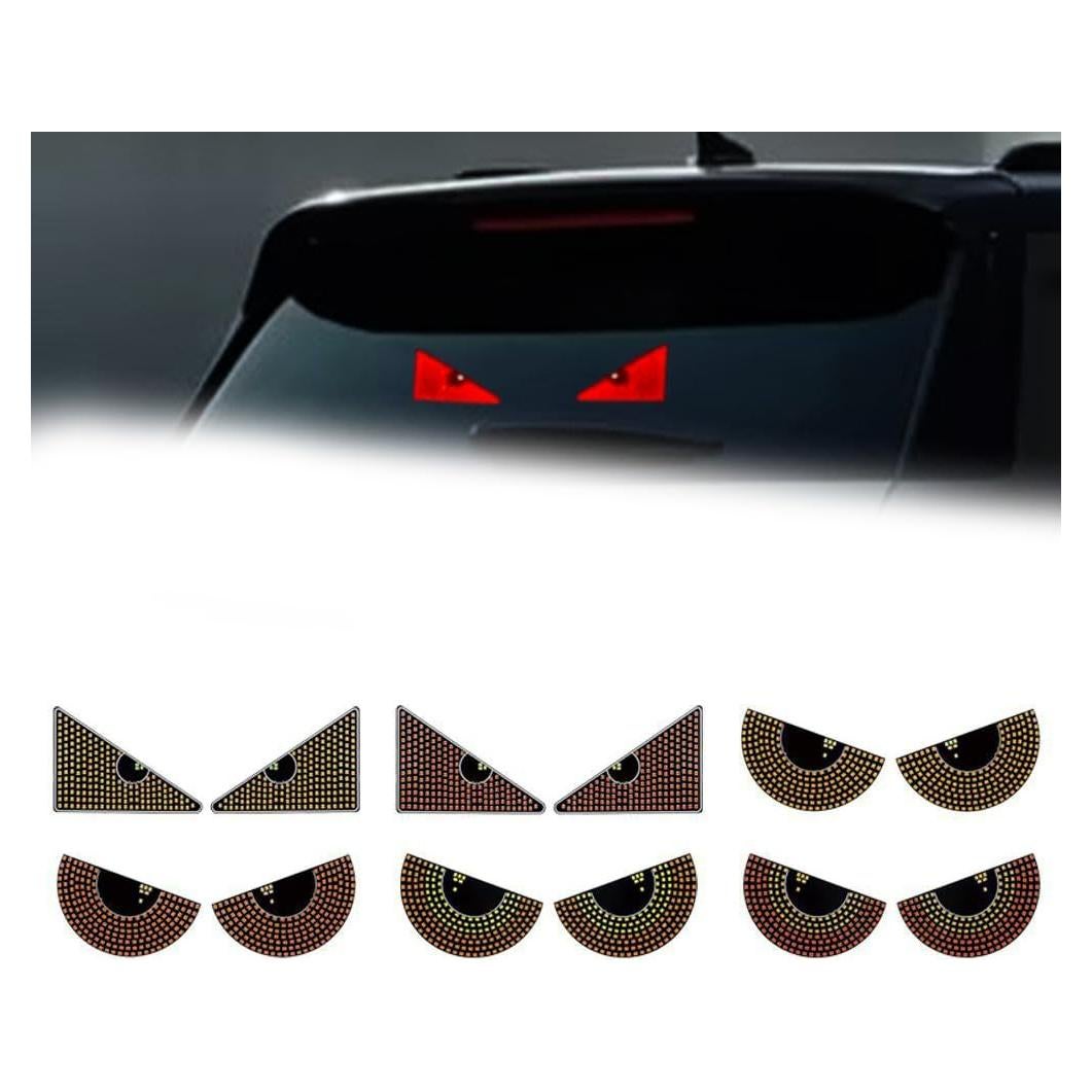 Ojos Demoníacos LED QHUDLV para Autos - Pantalla Interactiva USB