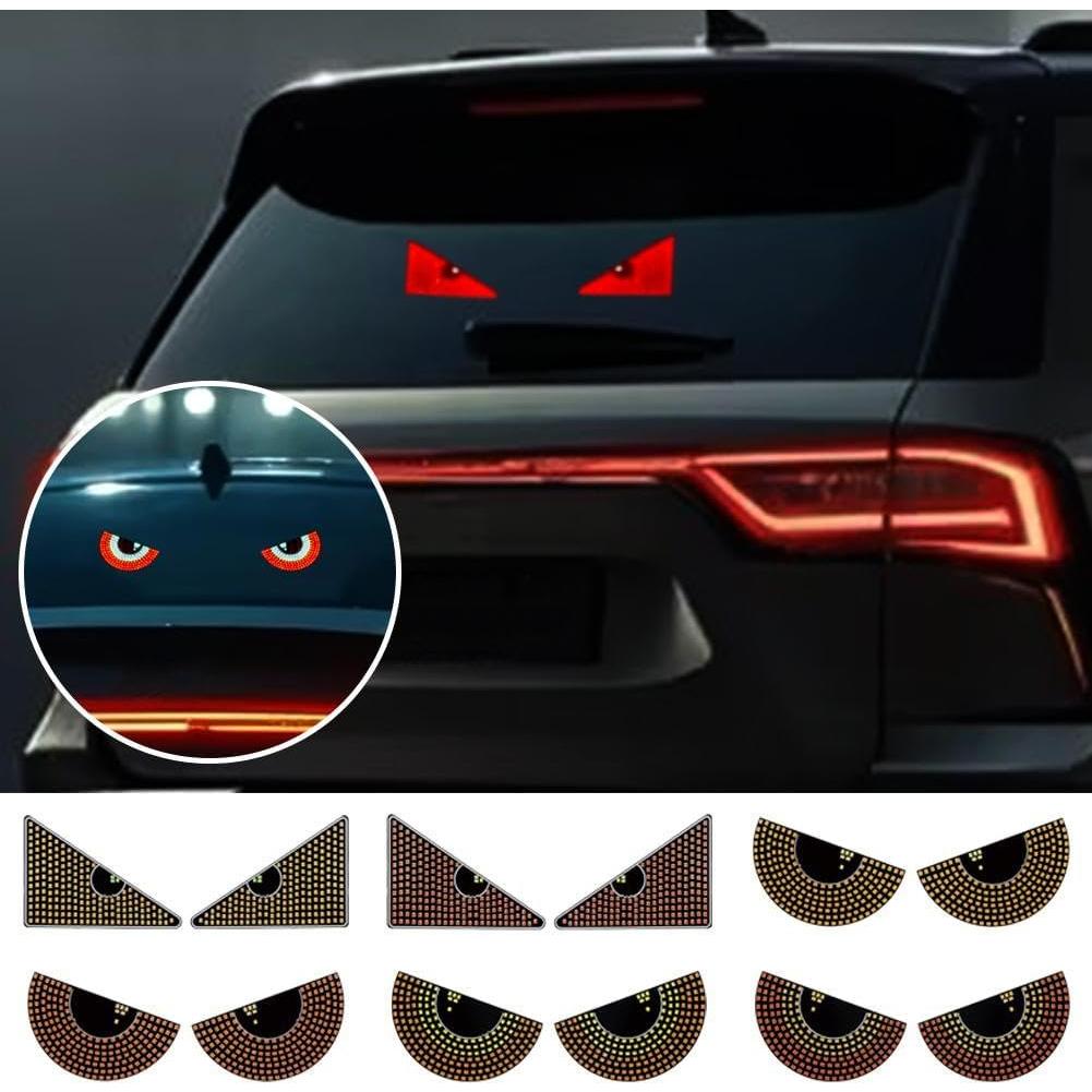 Ojos Demoníacos LED QHUDLV para Autos - Pantalla Interactiva USB