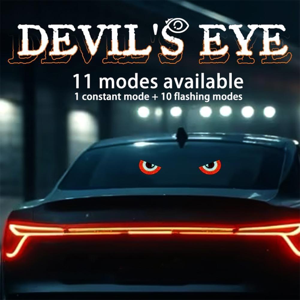 Ojos Demoníacos LED QHUDLV para Autos - Pantalla Interactiva USB