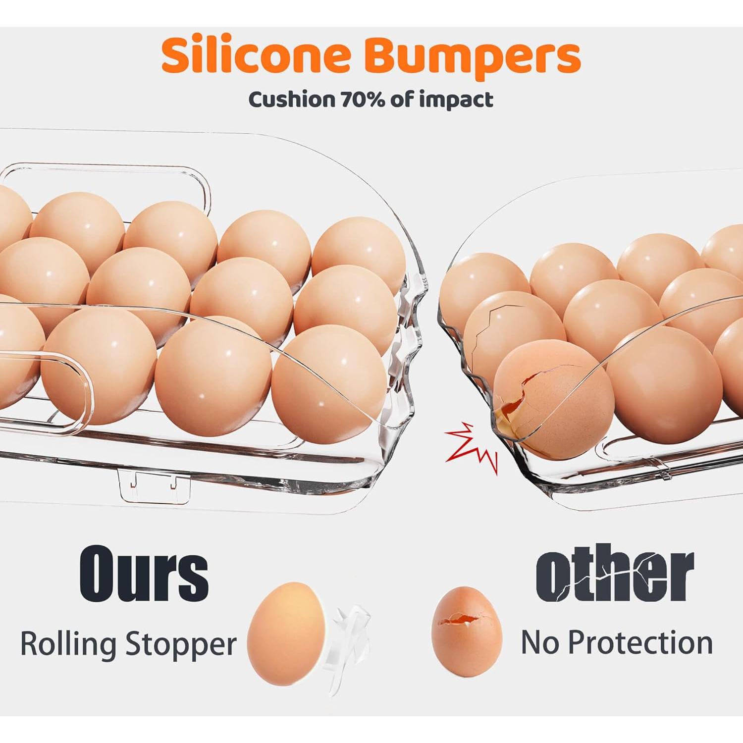 Soporte para Huevos SMRCAD 36-42 Huevos Apilable con Tapa
