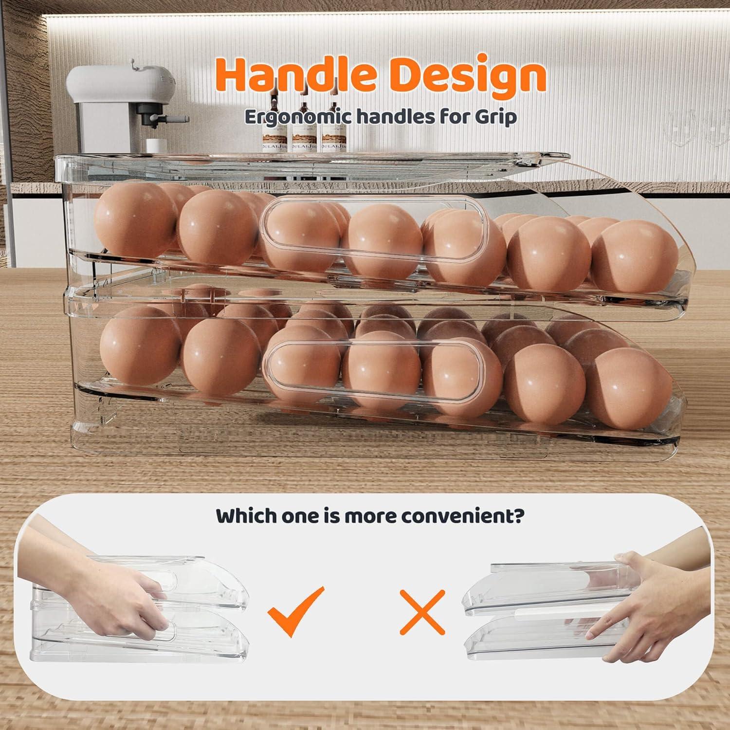 Soporte para Huevos SMRCAD 36-42 Huevos Apilable con Tapa