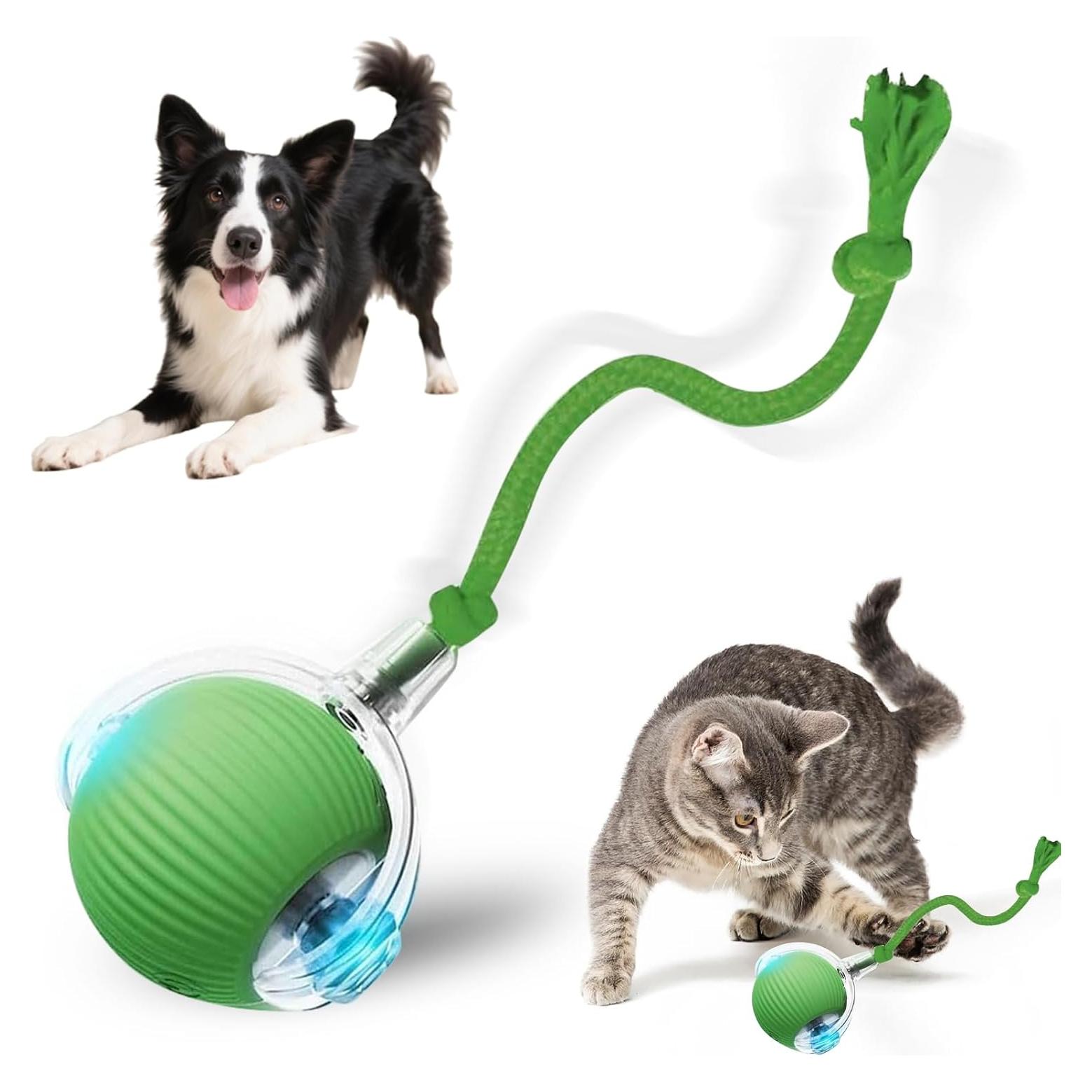 Bola de Juguete Interactivo para Gatos Taikcsut Verde 360°