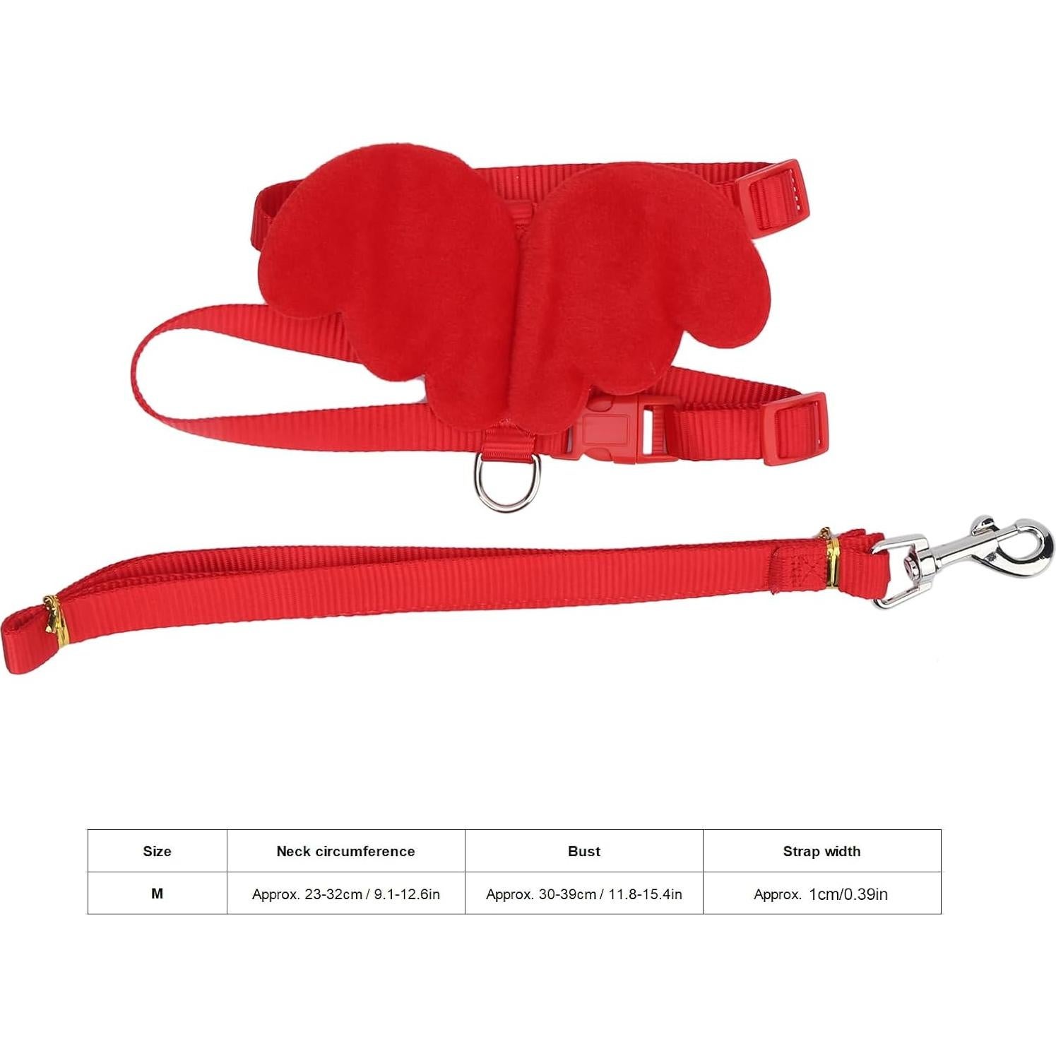 Arnés Ajustable para Patos y Pollos Pssopp - Chaleco Transpirable Rojo M