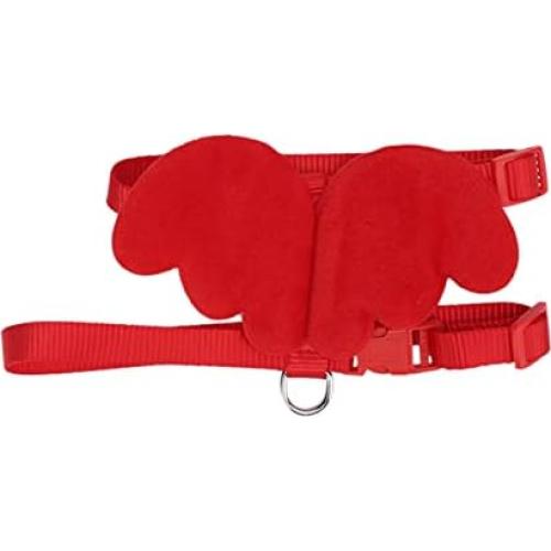 Arnés Ajustable para Patos y Pollos Pssopp - Chaleco Transpirable Rojo M