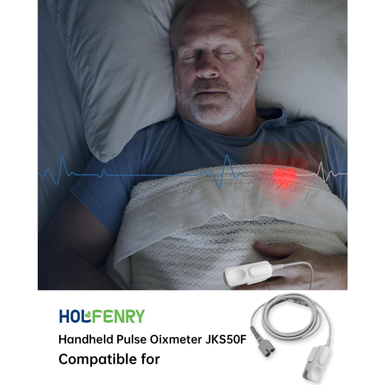 Sonda para Adulto 2m HOLFENRY JKS50F Compatible con Oxímetro