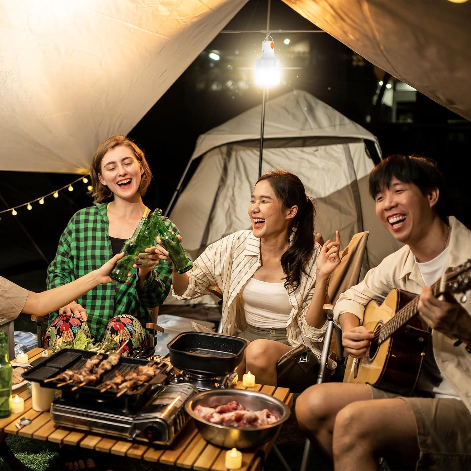 Lámpara de Camping LED PATIKIL 60W Recargable Blanca