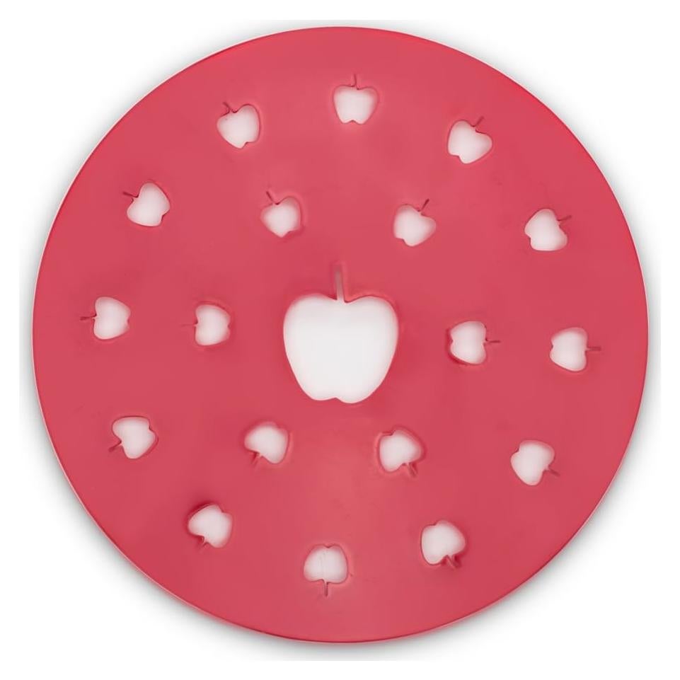 Cortador de Tarta de Manzana Fox Run, Plástico Rojo 24.1 cm