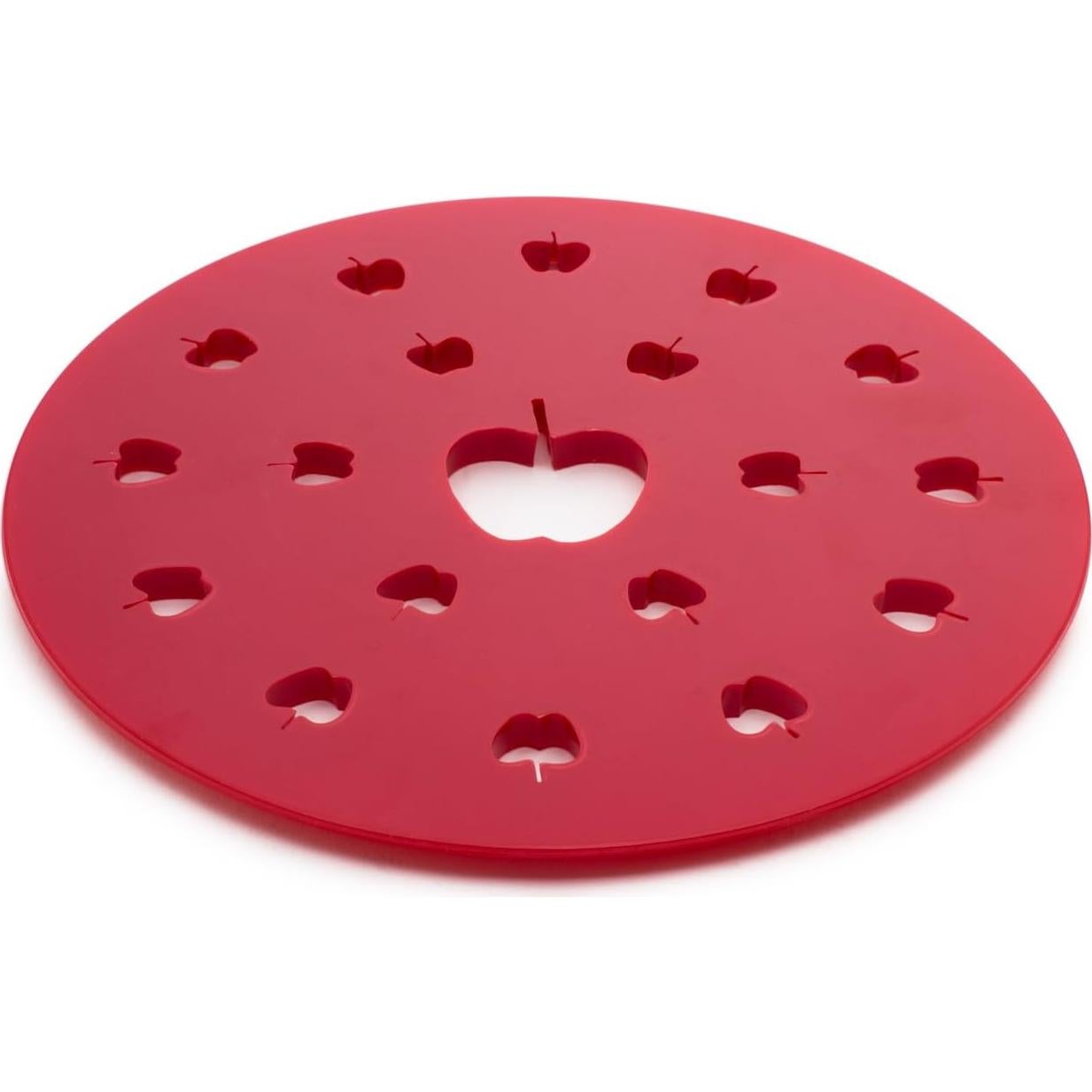 Cortador de Tarta de Manzana Fox Run, Plástico Rojo 24.1 cm