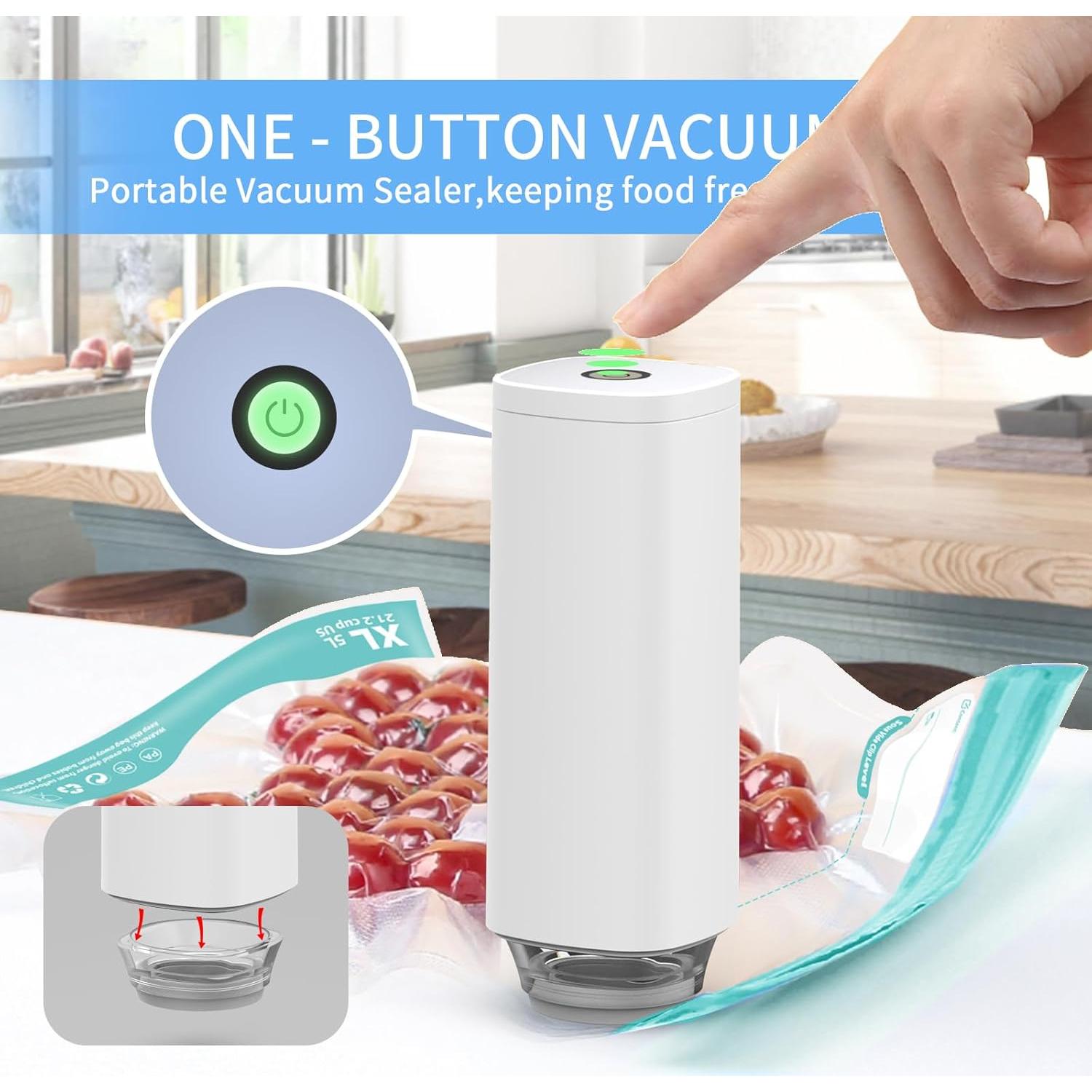 Sellador al Vacío Eléctrico CABIBOX MW-01 Portátil 200g