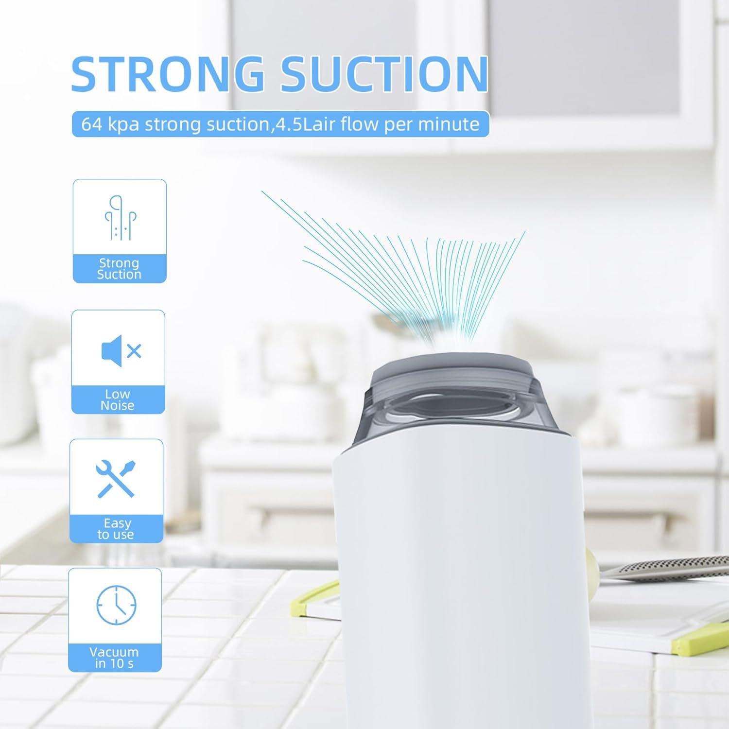 Sellador al Vacío Eléctrico CABIBOX MW-01 Portátil 200g