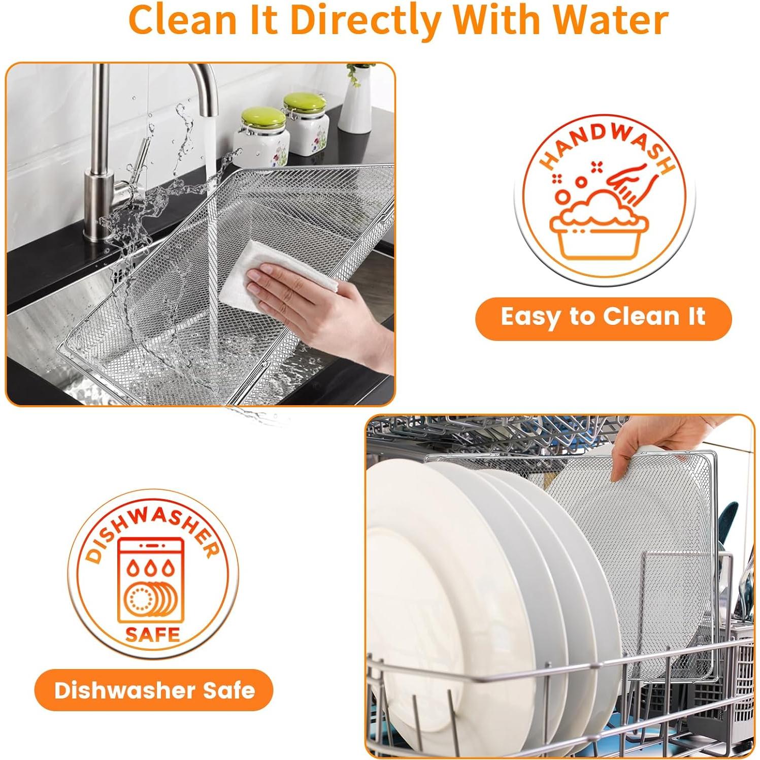 Cesta de freidora de aire Ninja Flip SP151 34.5x26.9 cm acero inoxidable