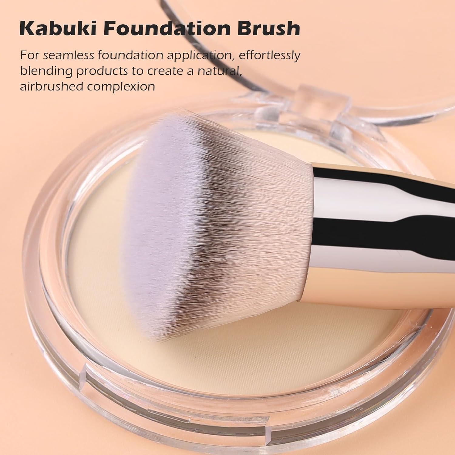 Pincel Corrector de Ojos Doble Punta TEOYALL - Fibras Sintéticas