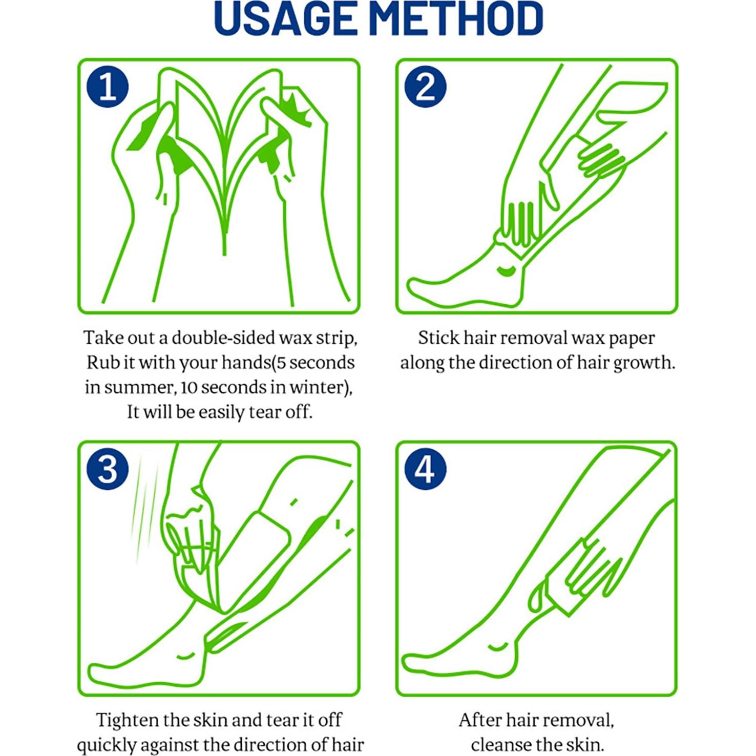 Cinta de Cera para Depilación Livepro 20PCS Piel Seca