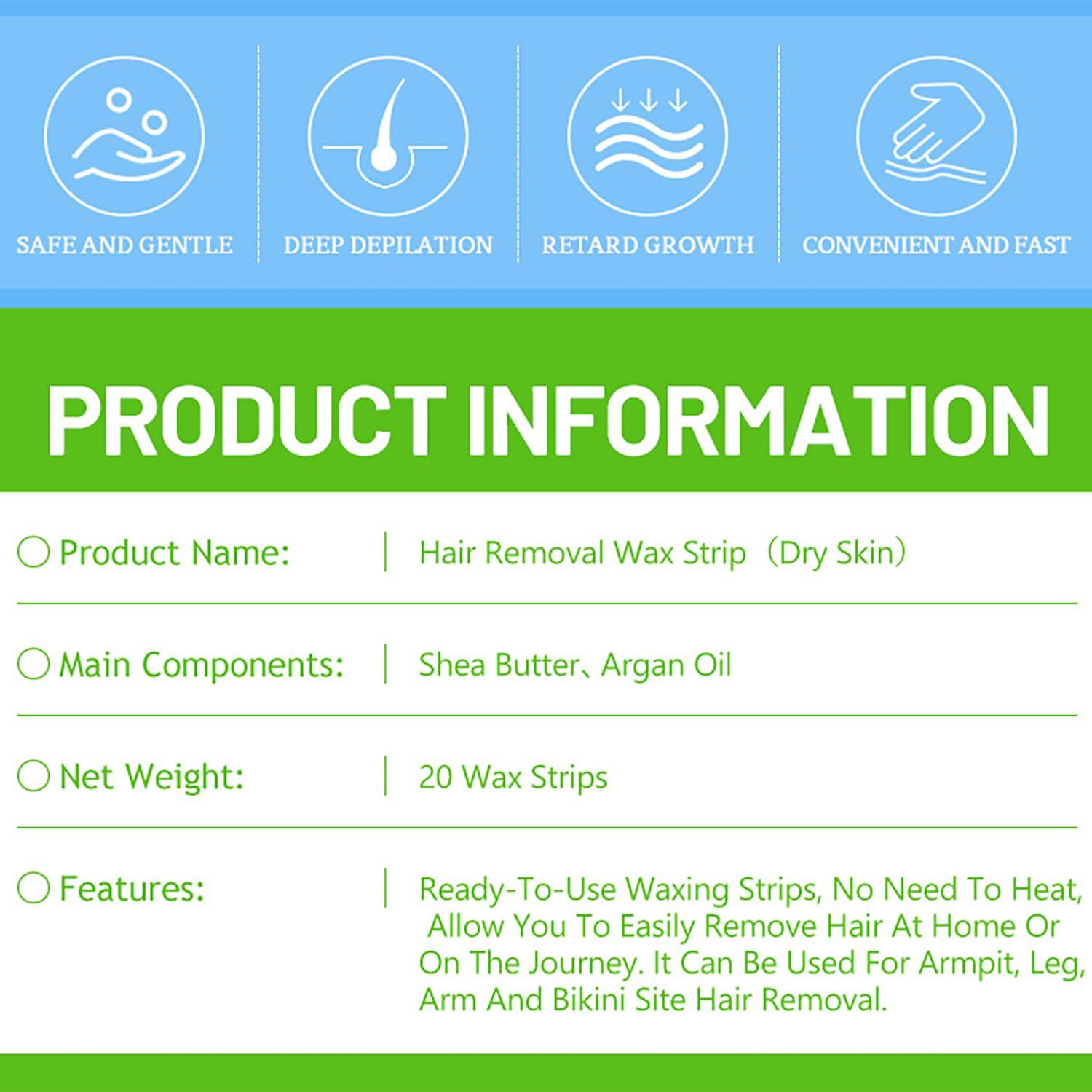 Cinta de Cera para Depilación Livepro 20PCS Piel Seca