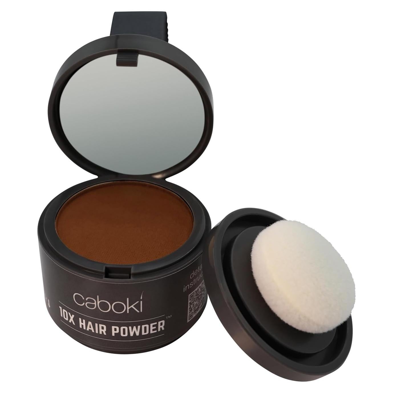 Caboki 10X Polvo para Cabello Ralo Castaño 45g - Libre de Talco