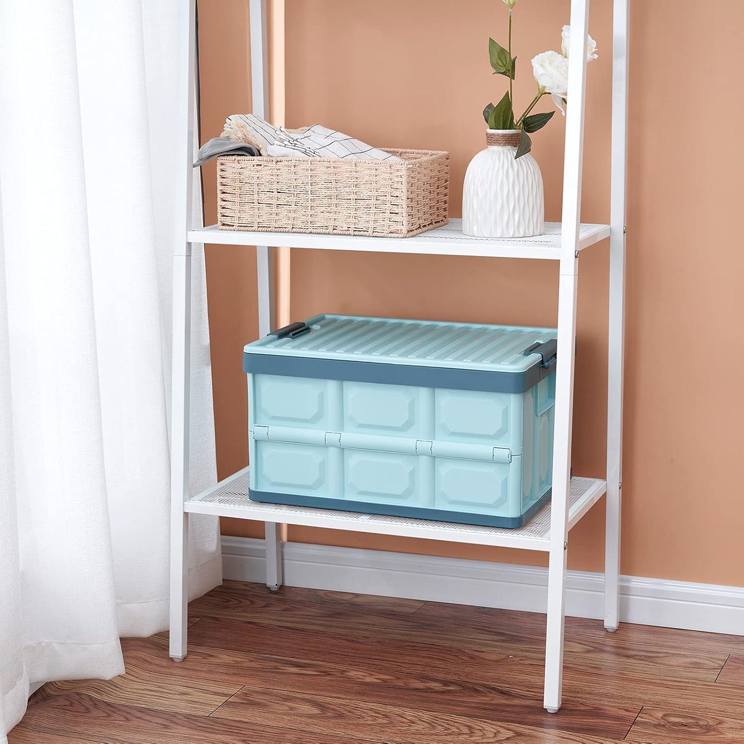 Cajas de Almacenamiento Plegables JUJIAJIA 30L 2-Pack Azul