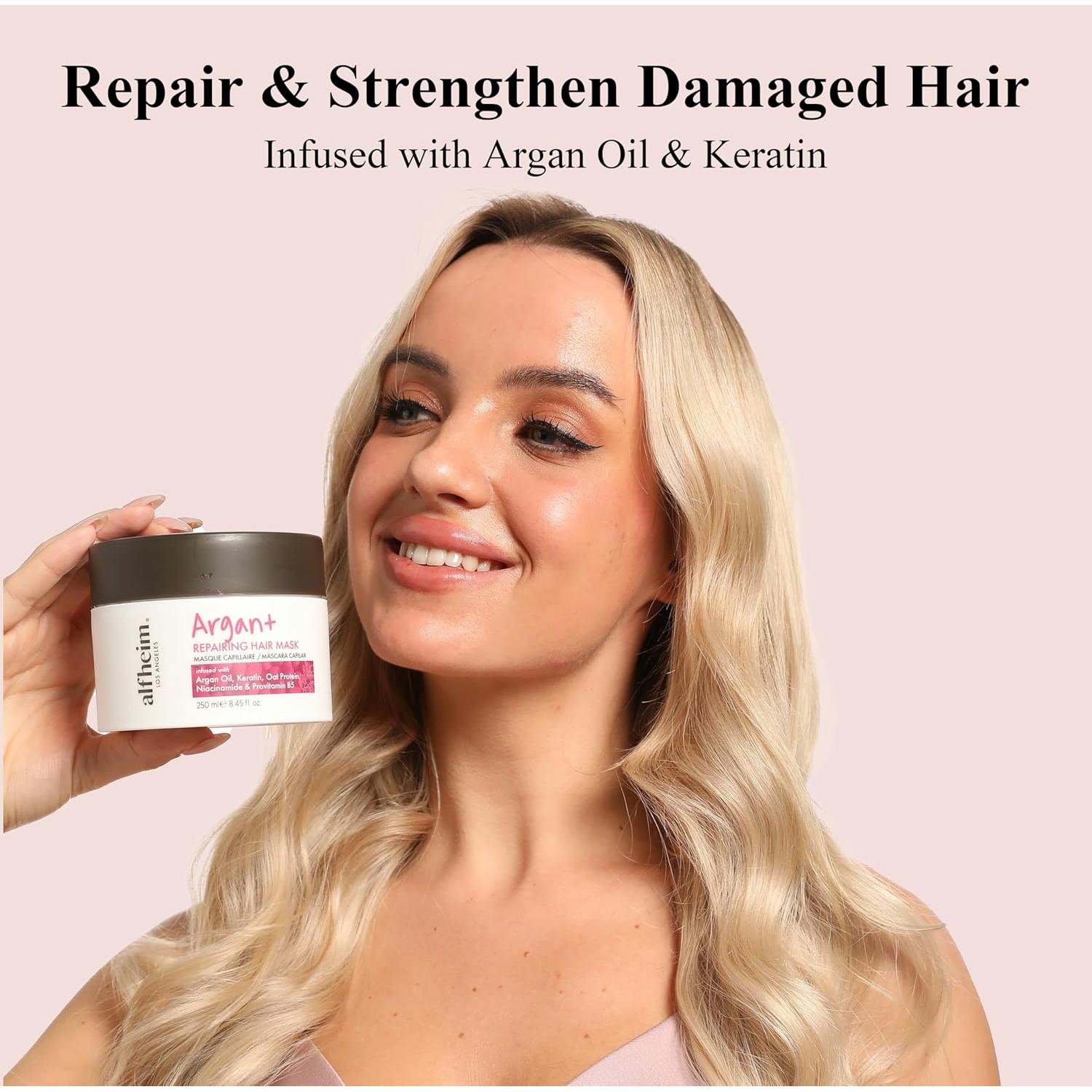 Máscara Capilar Reparadora ALFHEIM 240 ml - Hidratante Argán