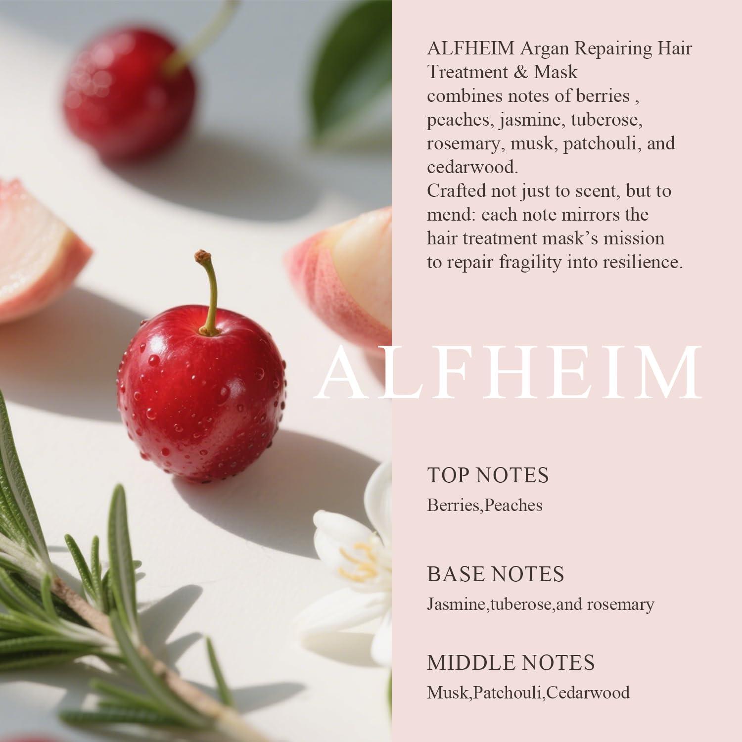 Máscara Capilar Reparadora ALFHEIM 240 ml - Hidratante Argán