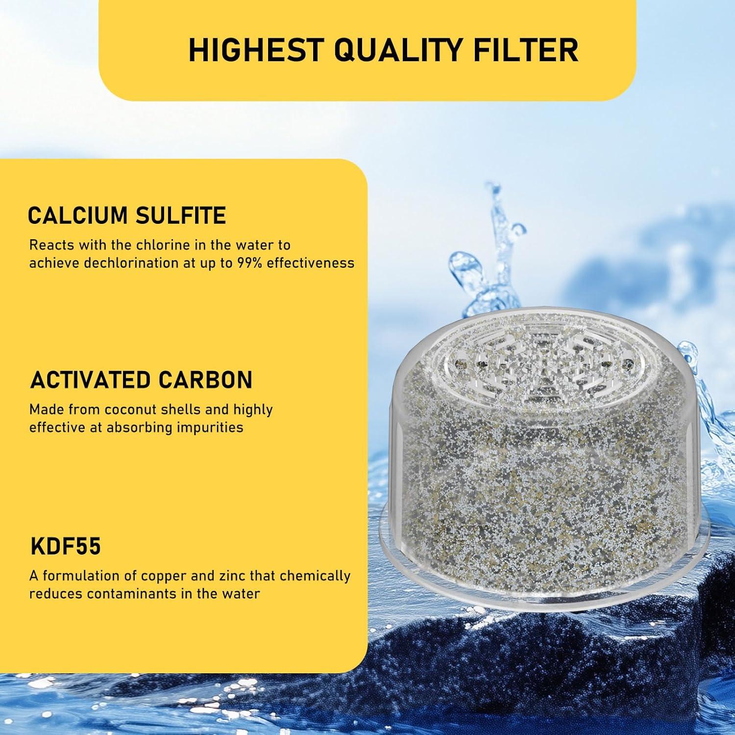 Cartucho Filtro de Ducha Zomixzo SH-2 - 2 Paquetes Agua Dura