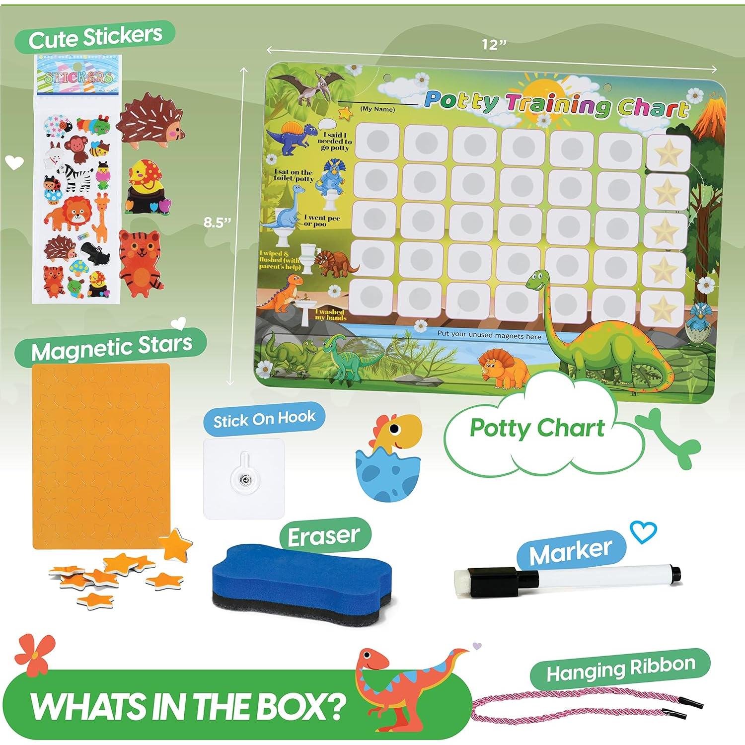 Asiento de Entrenamiento para Baño Homeify Verde con Gráfico Dino