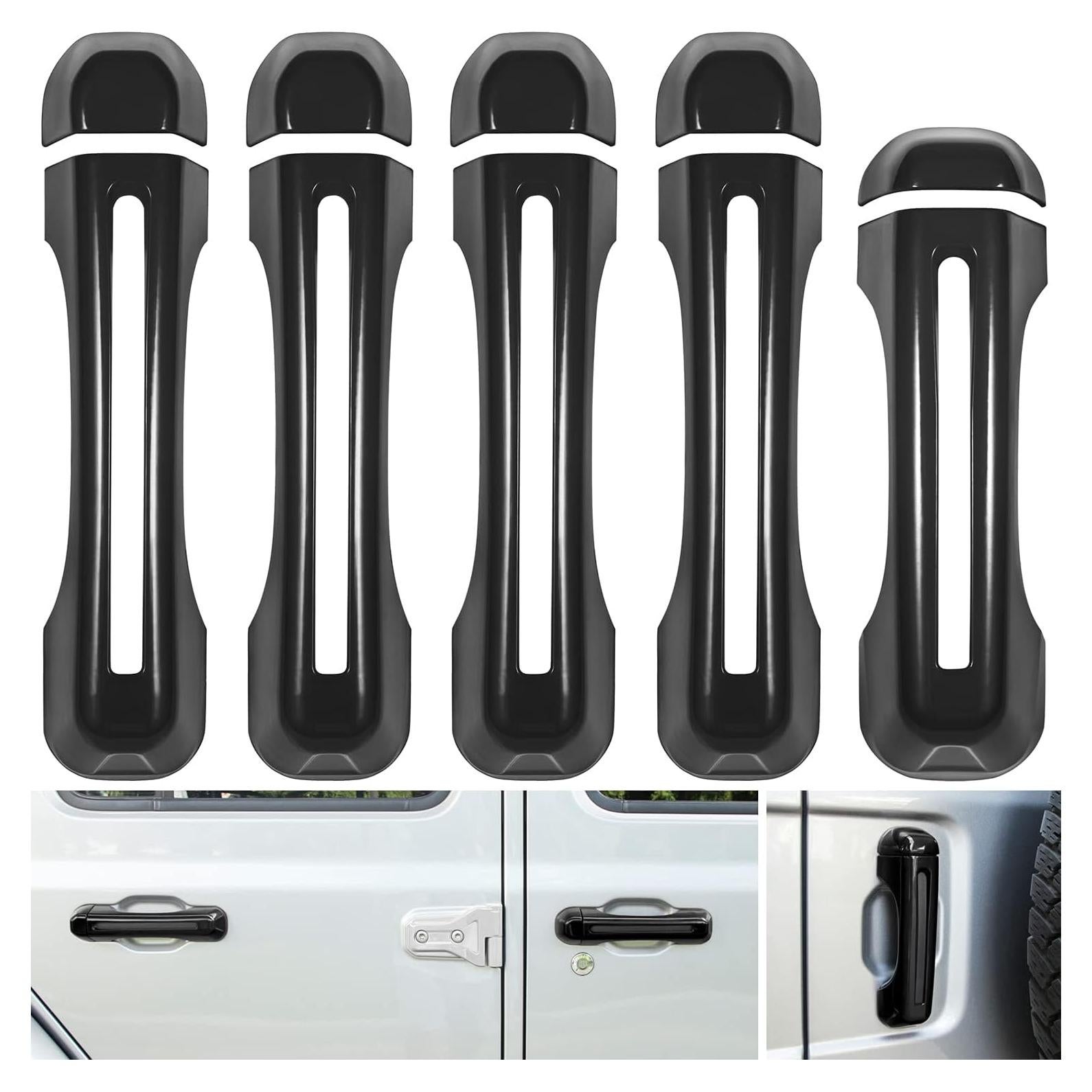 Cubierta Manijas Puerta Jeep Wrangler JL JLU 2018-2024 5PCS