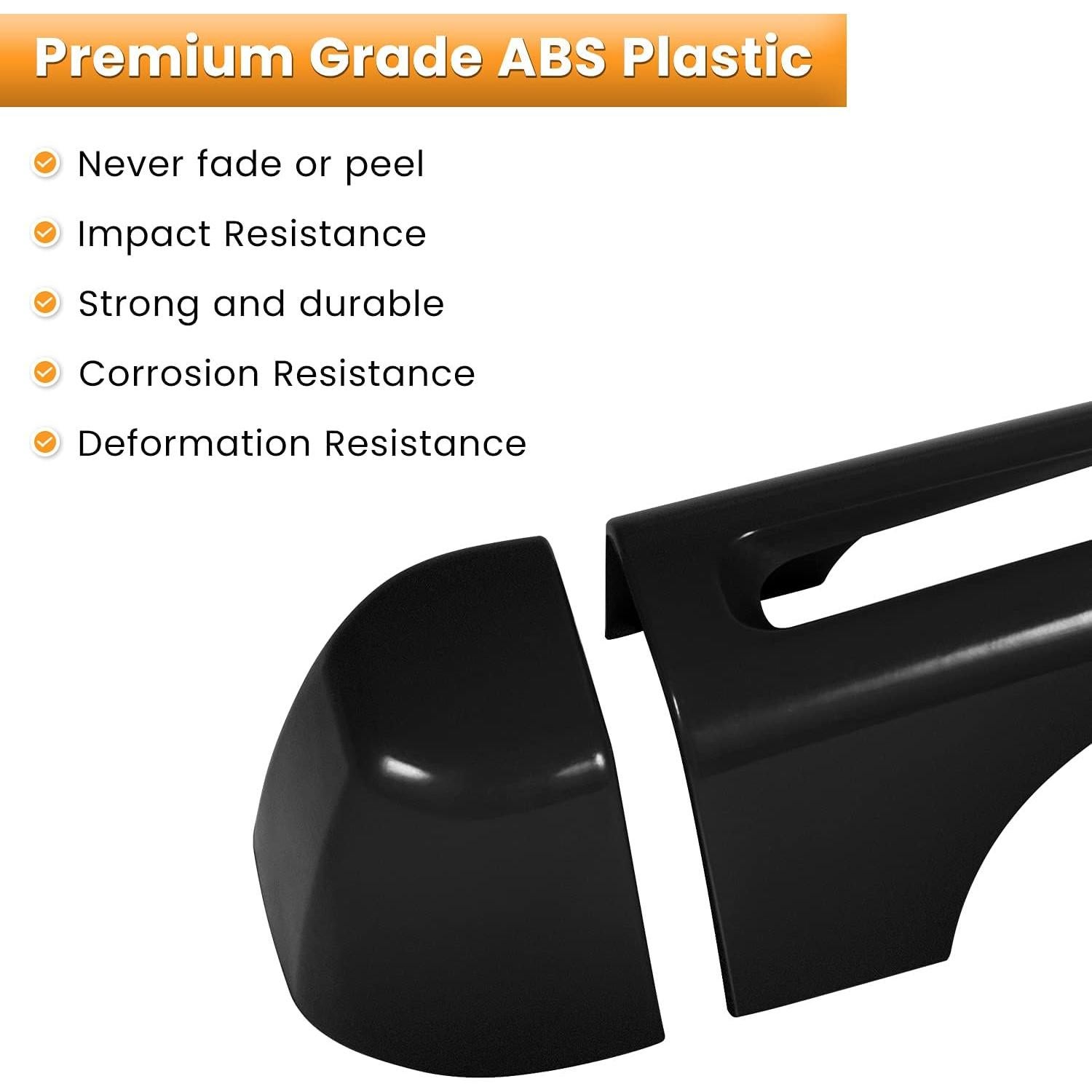 Cubierta Manijas Puerta Jeep Wrangler JL JLU 2018-2024 5PCS